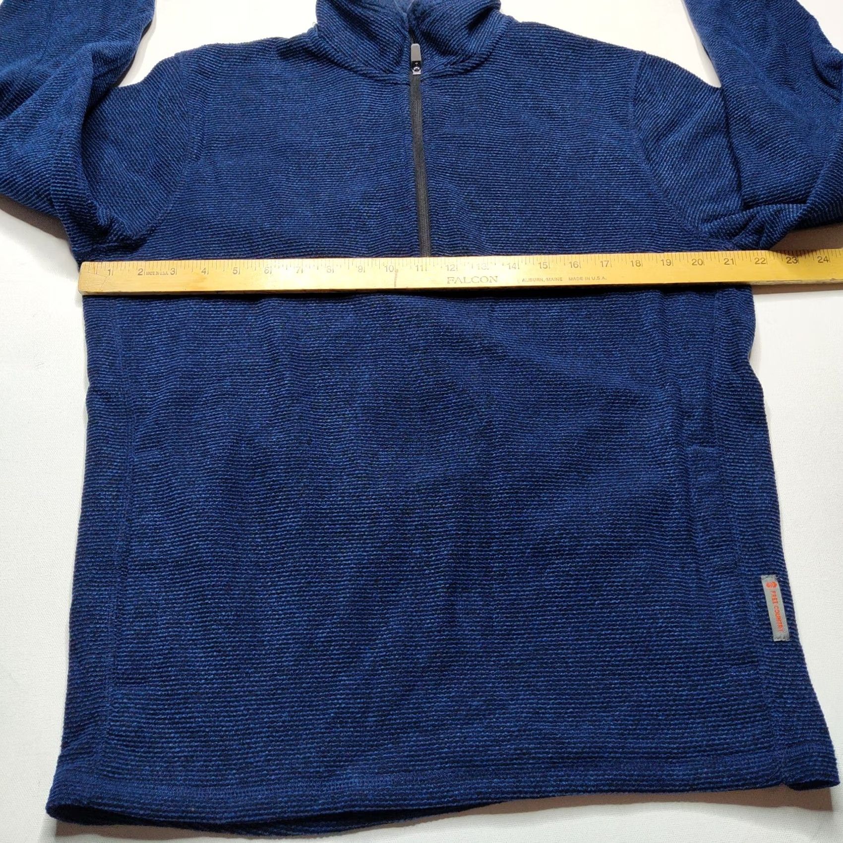 Free Country Free Country Men Small Bright Blue 1/4 Zip Layered Textured Pullover Sweatshirt Modern Mens Small Bright Blue 1/4 Zip Layered Textured Pullover Size US S / EU 44-46 / 1 - 7 Thumbnail