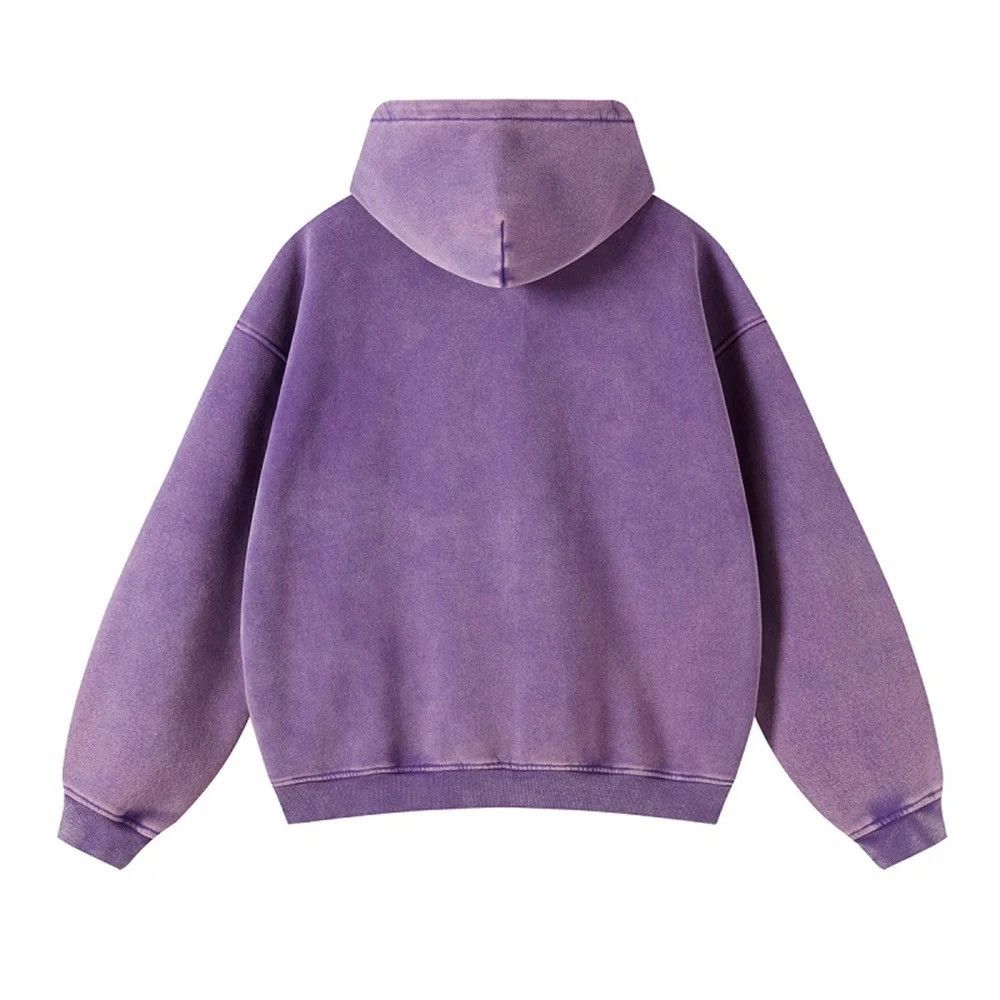 City Streets Streetwear Loose Washed Zipper Hoodie Sweater Size US M / EU 48-50 / 2 - 2 Thumbnail