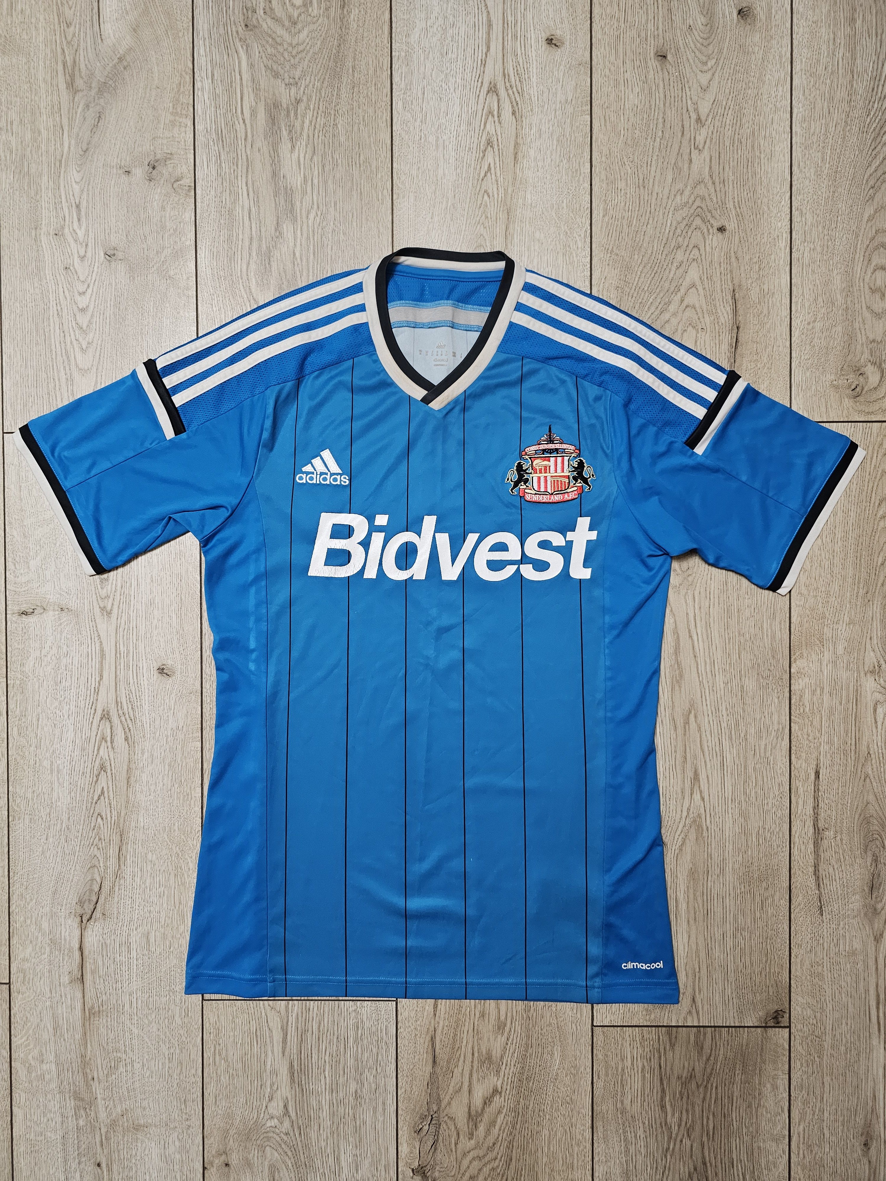 Adidas SUNDERLAND 2014 2015 AWAY FOOTBALL SHIRT SOCCER JERSEY Size US M / EU 48-50 / 2 - 1 Thumbnail