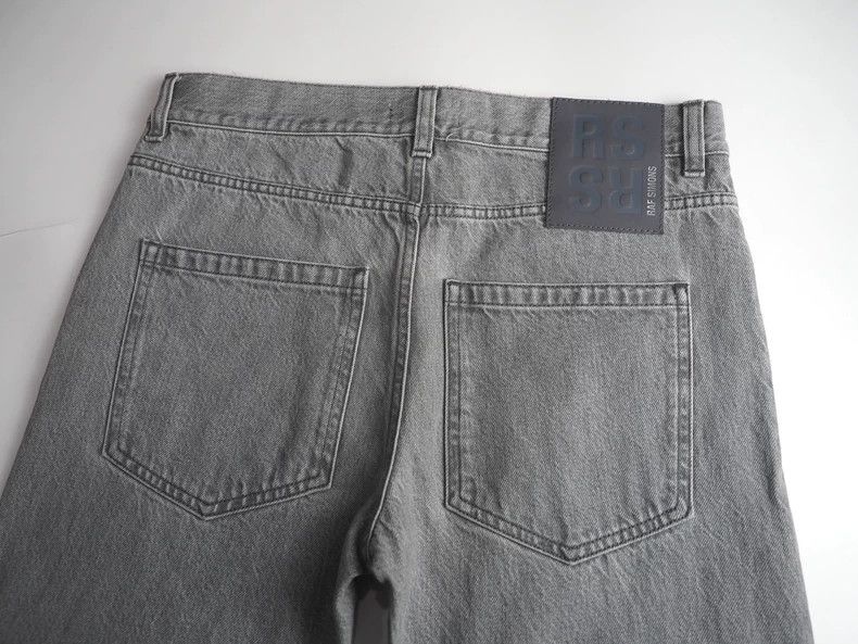 Raf Simons Raf simons Grey back zipper jeans Size US 29 - 6 Thumbnail