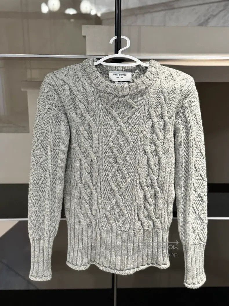 Thom Browne Thom Browne Gray sweater Size XS / US 0-2 / IT 36-38 - 4 Thumbnail