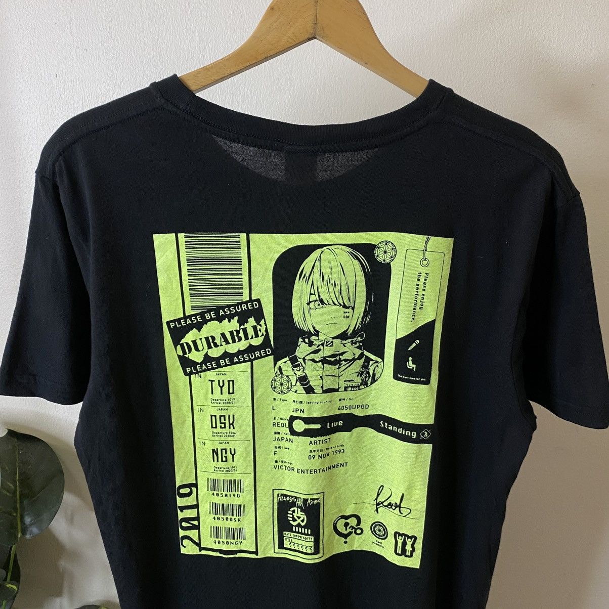 Anime Reol Japanese Rapper 2019 Anime Promo Tee Size US M / EU 48-50 / 2 - 2 Thumbnail