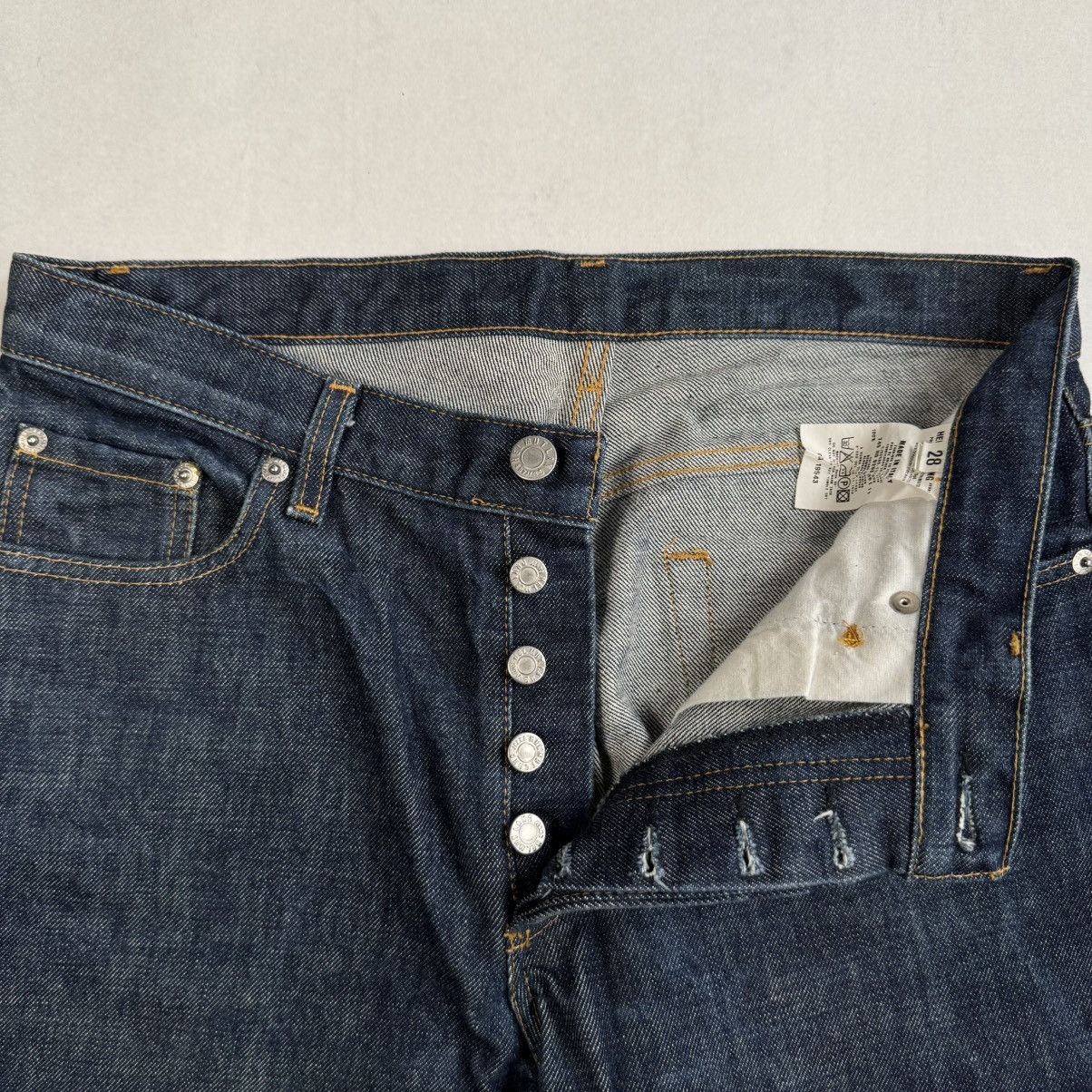 Helmut Lang Helmut Lang 1999 Relaxed Cut Vintage Stained Denim Size US 30 / EU 46 - 4 Thumbnail