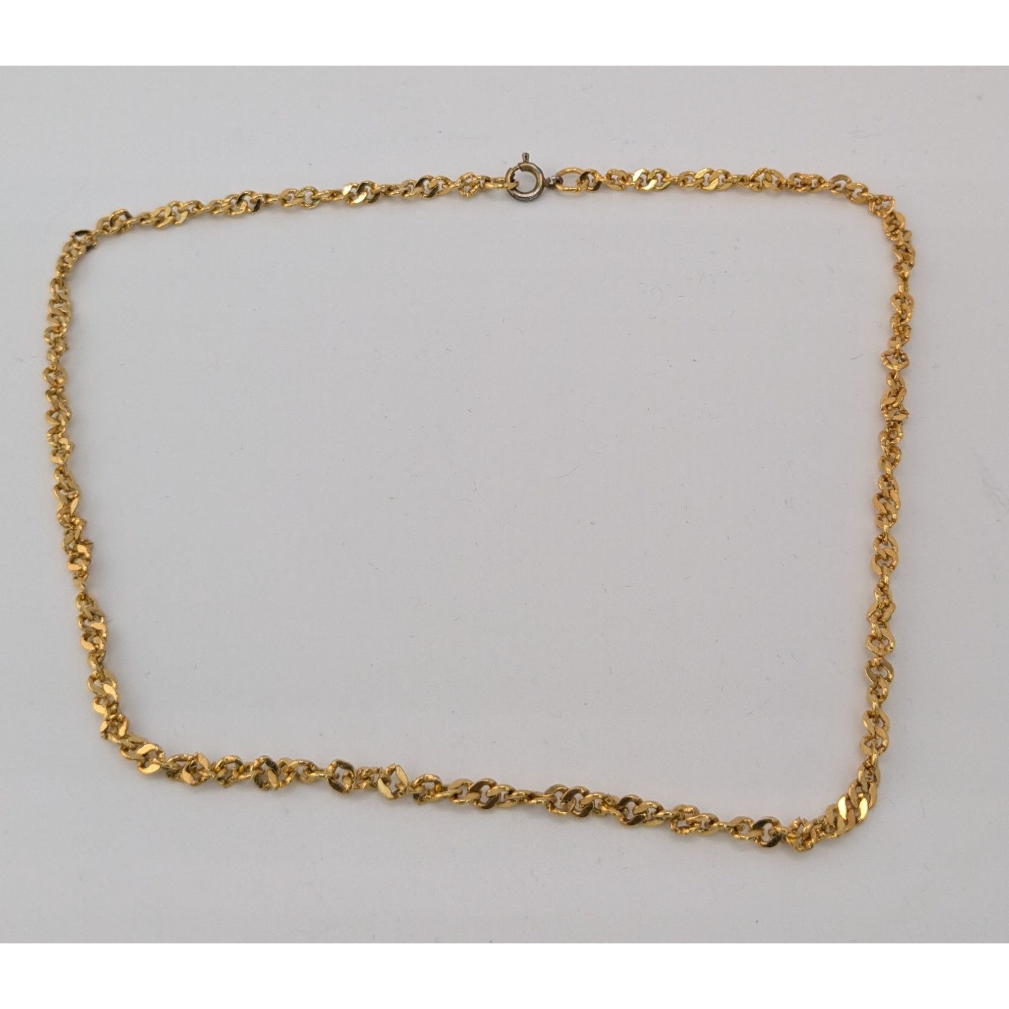 Other Simple Bright Gold Tone Chain Necklace Size ONE SIZE - 6 Thumbnail