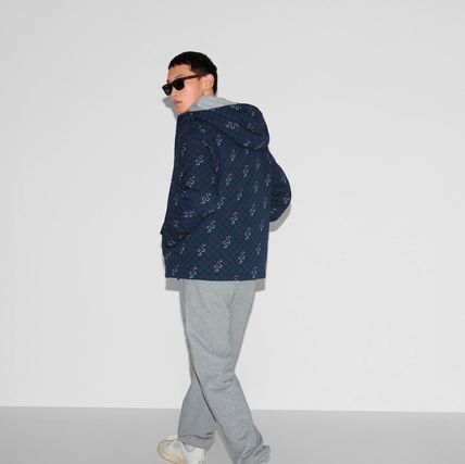 Gucci o1loc1c1125 816106 Printed Cotton Ripstop Zip Jacket in Blue Size US M / EU 48-50 / 2 - 5 Thumbnail