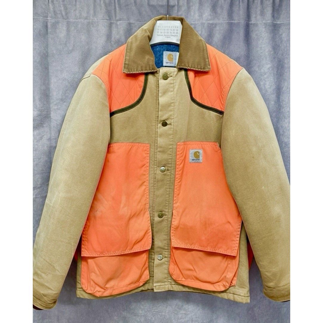 Carhartt Vintage Carhartt CB250 Blanket Lined Hunting Coat Blaze Oran Size US M / EU 48-50 / 2 - 2 Thumbnail