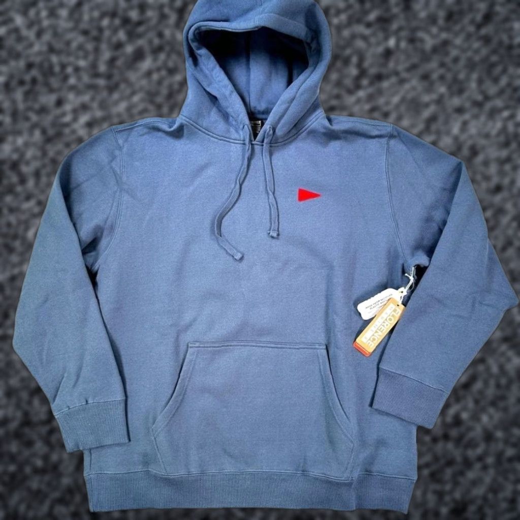 Vintage Florence Florence Marine X Burgee Hoodie Slate Blue Organic Cotton Mens Medium Surf Outdoors Shirt? Size US M / EU 48-50 / 2 - 1 Thumbnail