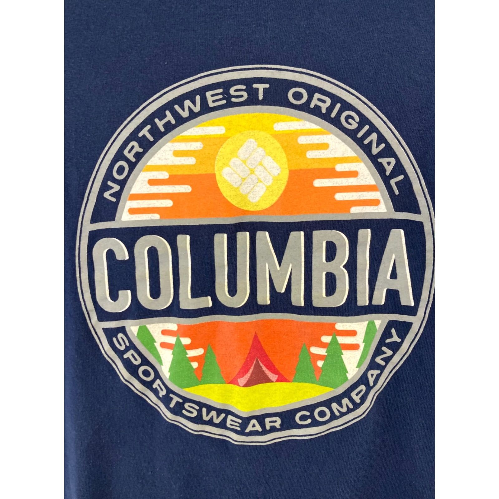 Vintage Columbia Outdoor Hiking T-Shirt Mens Small Blue Logo Short Sleeve Crew Neck Size US S / EU 44-46 / 1 - 4 Thumbnail