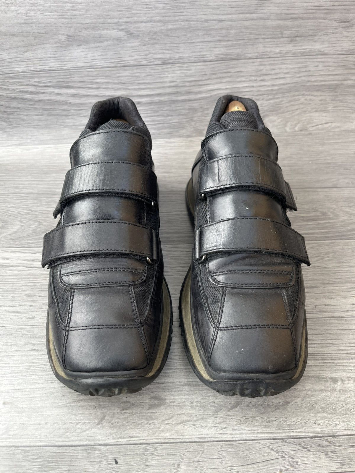 Prada Vintage 00s Prada velcro strappy shoes sz uk 7.5 Size US 8.5 / EU 41-42 - 3 Thumbnail