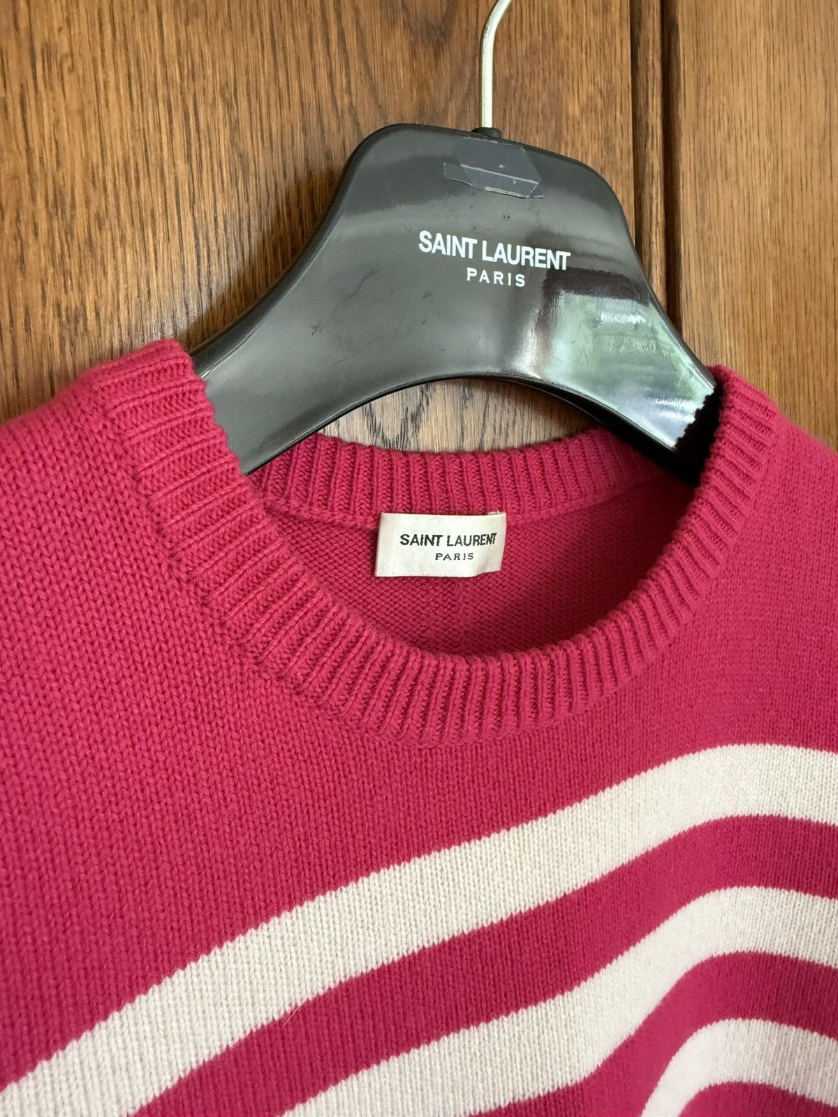 Saint Laurent Paris SS16 Saint Laurent cashmere stripe sweater Hedi Slimane S Size US S / EU 44-46 / 1 - 10 Thumbnail