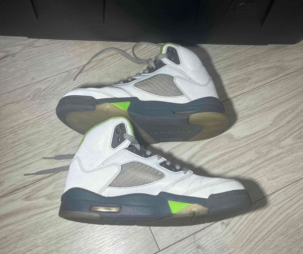 Jordan Brand jordan 5 green bean size 9.5 Size US 9.5 / EU 42-43 - 2 Thumbnail