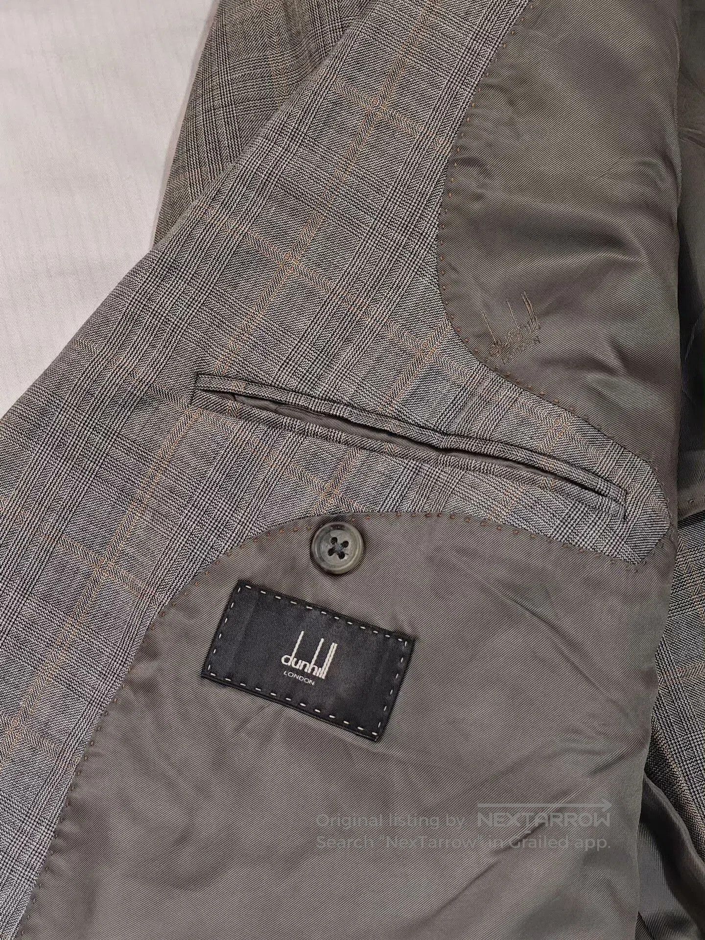 Ermenegildo Zegna Dunhill Italian Wool Blend Suit Jacket. Size US L / EU 52-54 / 3 - 7 Thumbnail