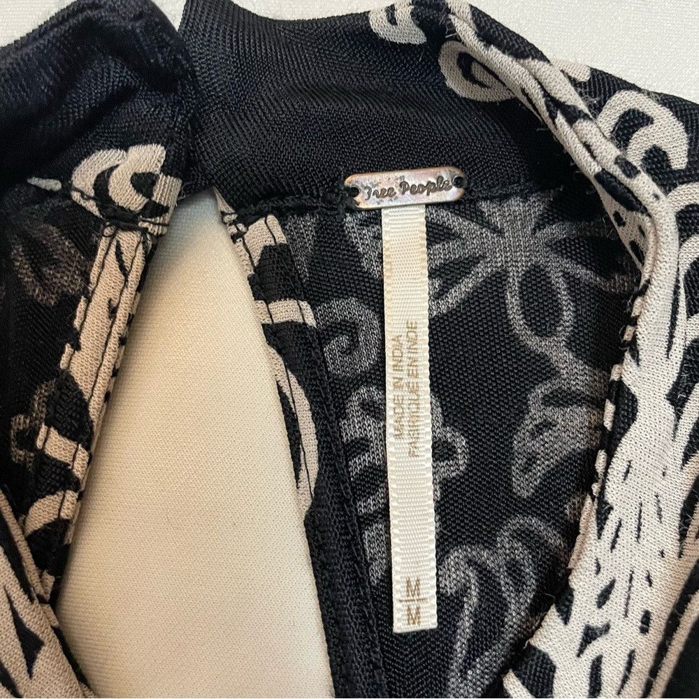 Free People Free People Fiesta Floral Black White Dress Size M Size M / US 6-8 / IT 42-44 - 7 Thumbnail
