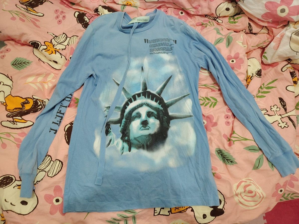 Off-White Off white printed long sleeves tee Size US L / EU 52-54 / 3 - 1 Thumbnail