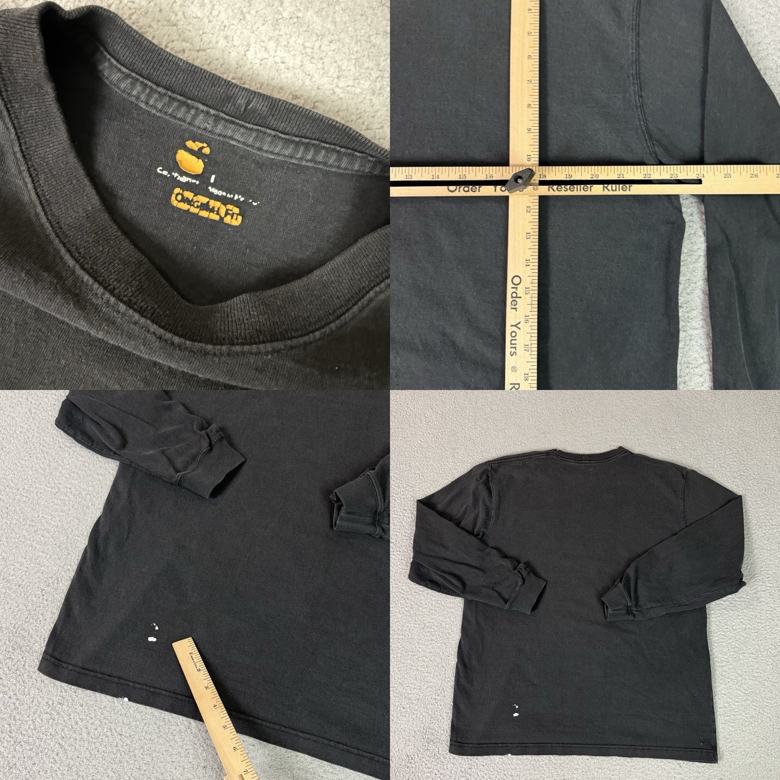 Carhartt VINTAGE Carhartt Shirt Mens Black XL Loose Fit Crew Neck Long Sleeve Casual 100% Cotton Size US L / EU 52-54 / 3 - 8 Thumbnail