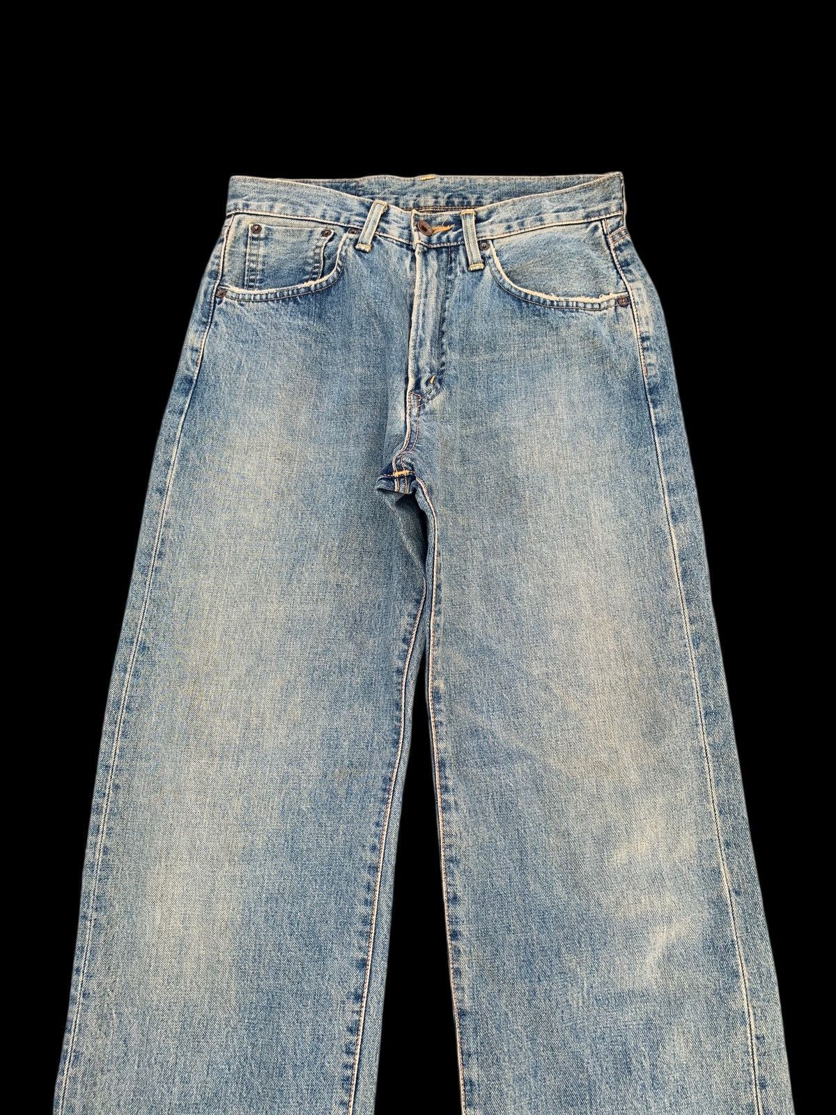 Kapital VINTAGE EDWIN 505 SELVEDGE BAGGY DISTRESSED JAPANESE DENIM Size US 29 - 6 Thumbnail