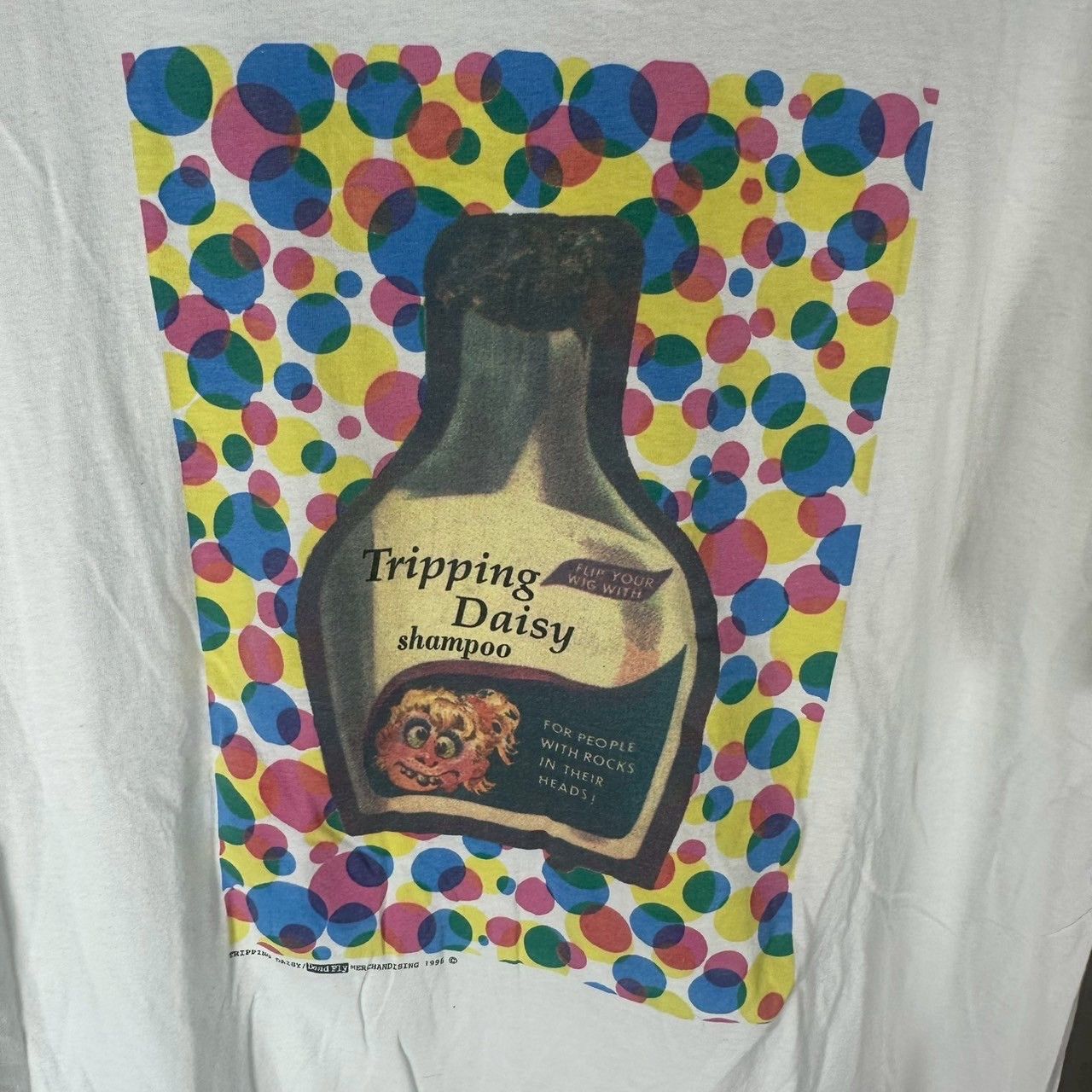Vintage Vintage 90s Tripping Daisy Shampoo Pop Band T-shirt Size US XL / EU 56 / 4 - 2 Thumbnail