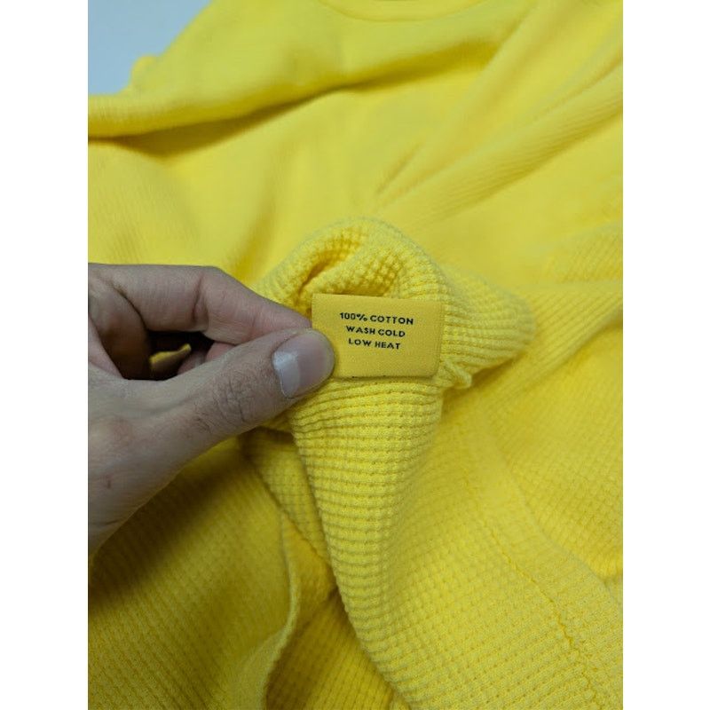 Gallery Dept. o1rshd1 Long Sleeved Waffle Knit T-Shirt in Yellow Size US XL / EU 56 / 4 - 18 Thumbnail