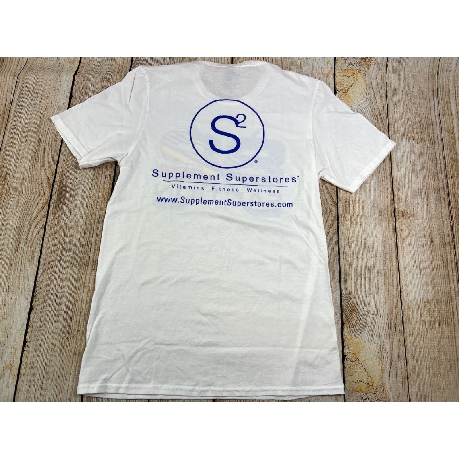 Gildan S2 Faction Supplements T-Shirt White Retro Size S Unisex Adults Small Gym Fitness Modern Hockey Size US S / EU 44-46 / 1 - 2 Thumbnail