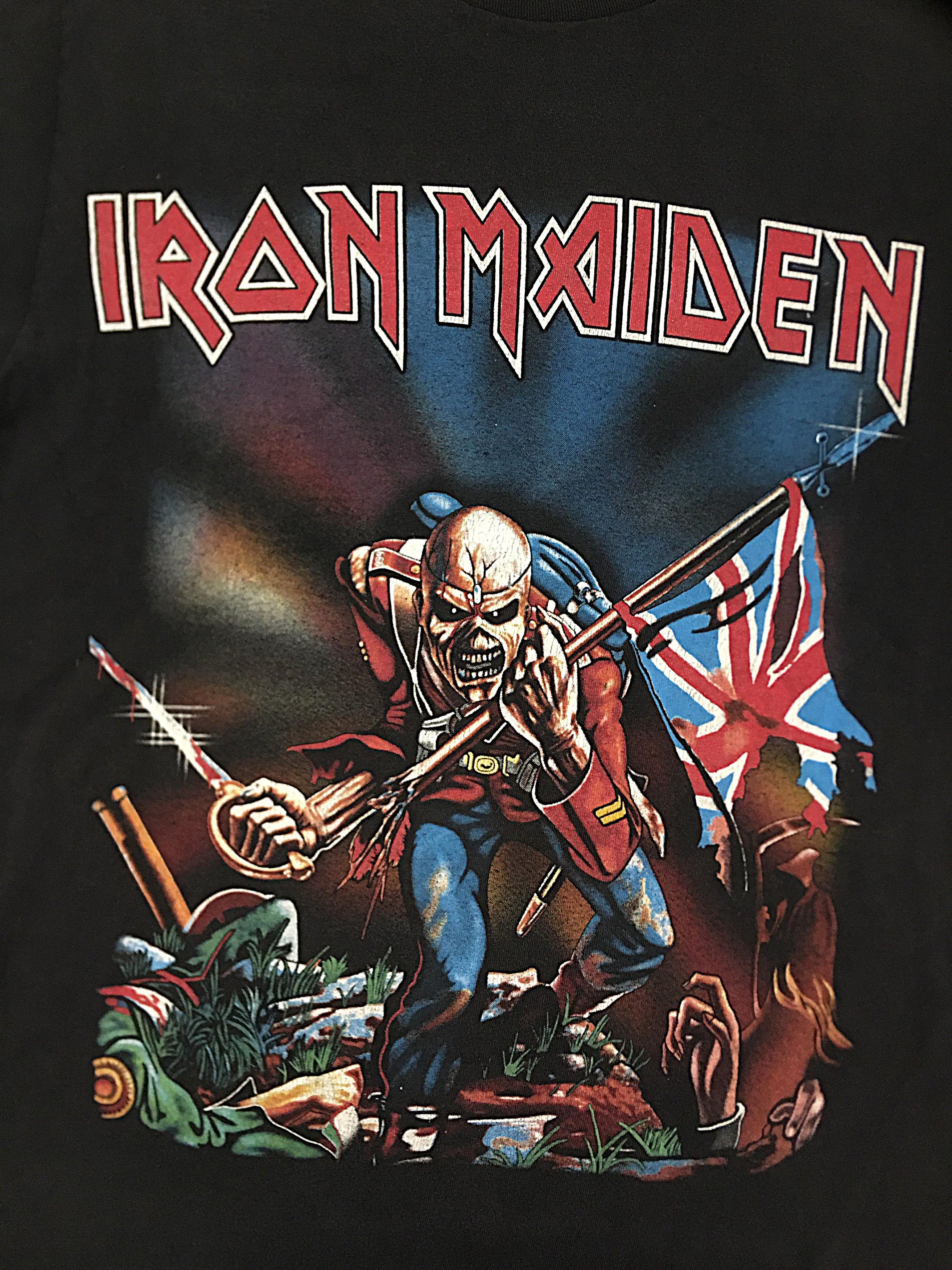 Band Tees × Iron Maiden × Vintage vintage Rare iron maide shirt Black gothic Size US M / EU 48-50 / 2 - 2 Thumbnail