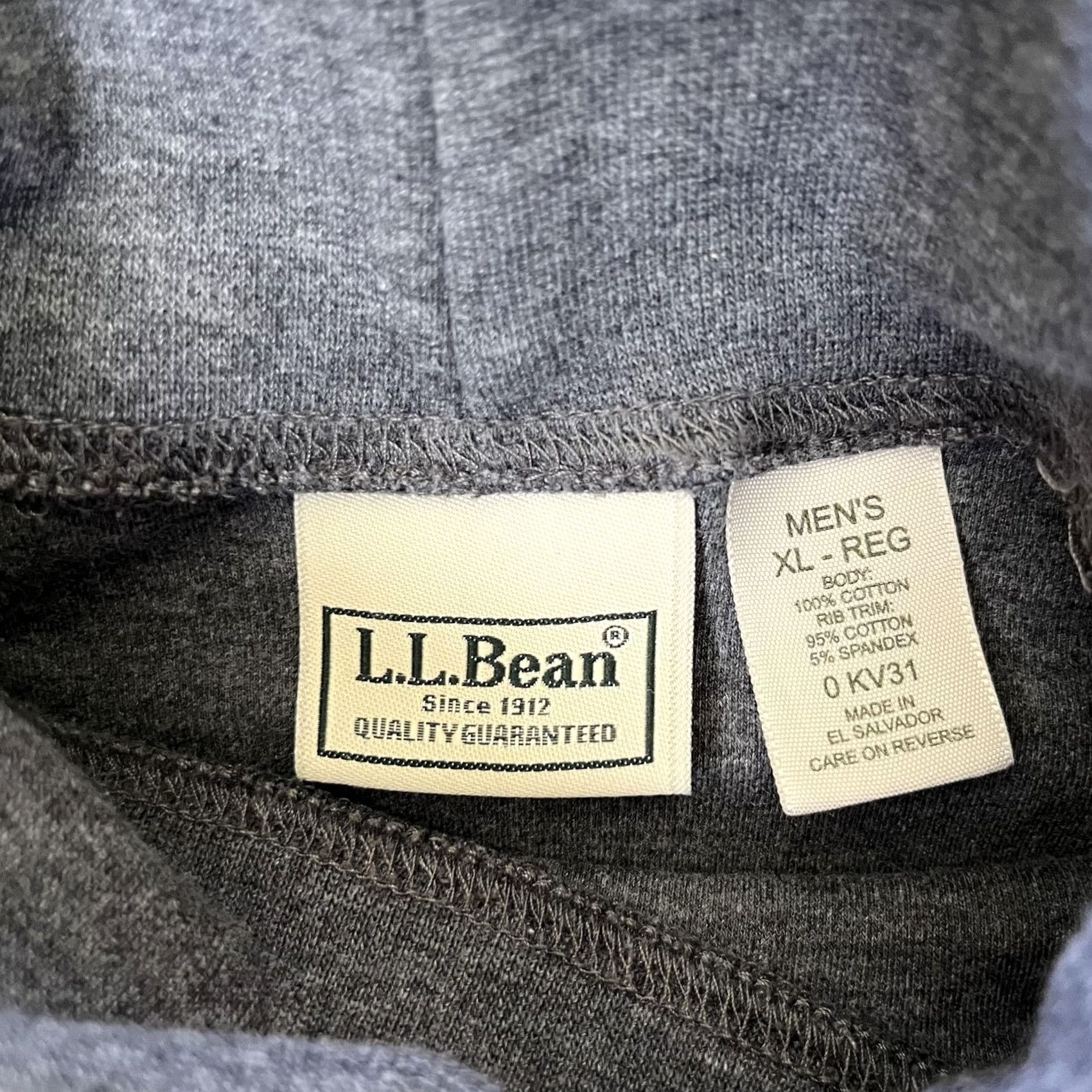 Vintage VINTAGE L.L. Bean Long Sleeve T-Shirt Mens XL Gray Mock Neck Solid Size US XL / EU 56 / 4 - 4 Thumbnail