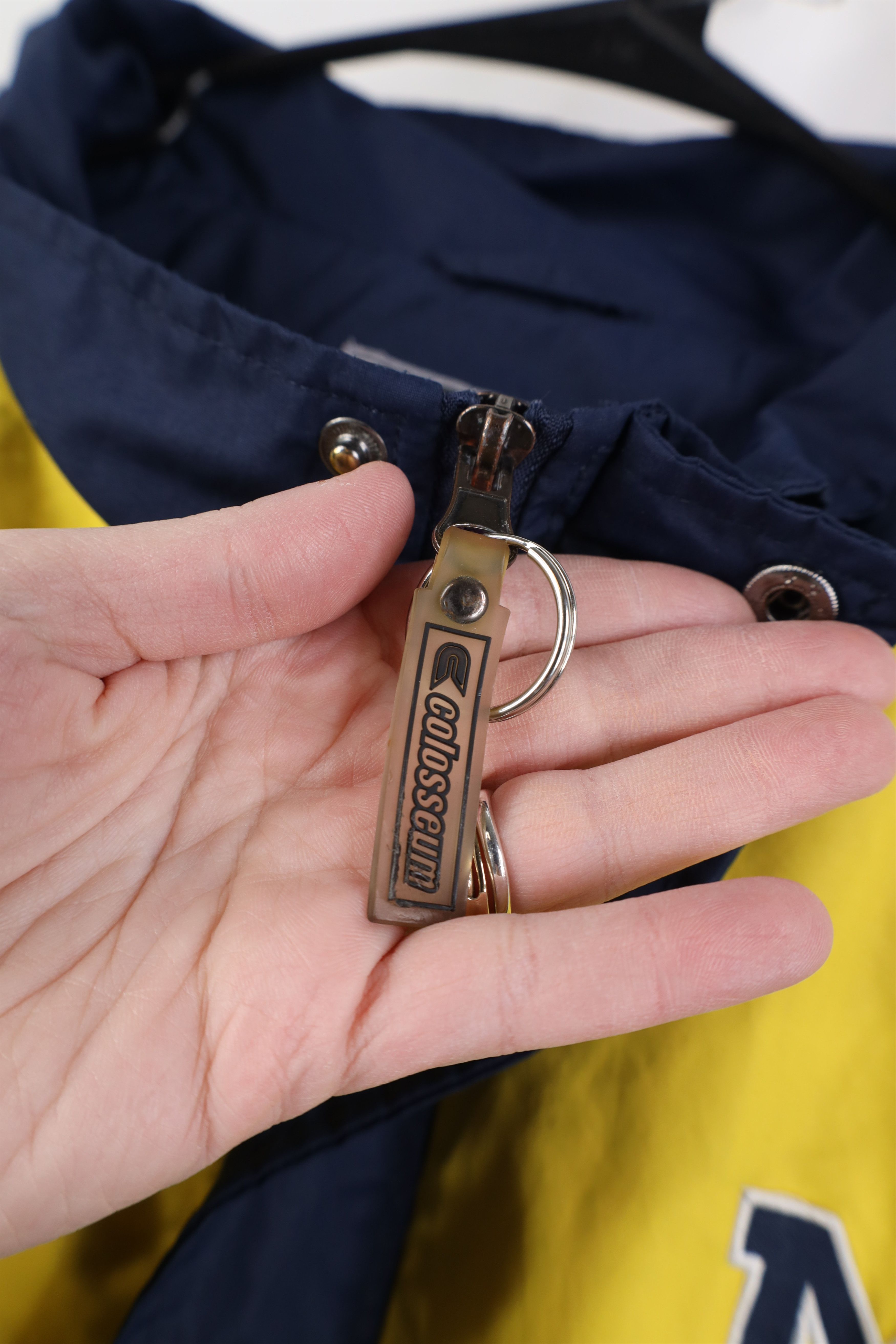 Vintage Vintage 90s Lined University of Michigan Full Zip Jacket Size US XXL / EU 58 / 5 - 9 Thumbnail