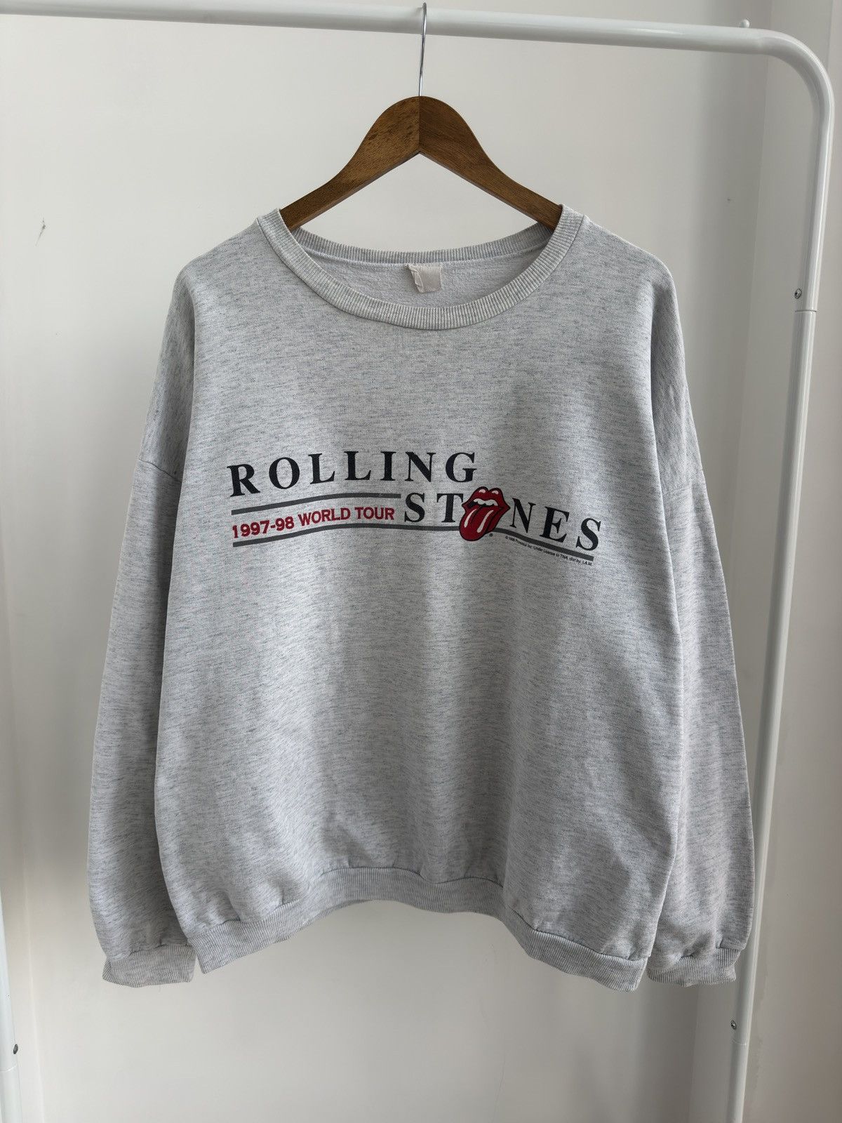 The Rolling Stones Vintage Rolling Stones Sweatshirt Adult 1998 World Tour Size US XL / EU 56 / 4 - 4 Thumbnail