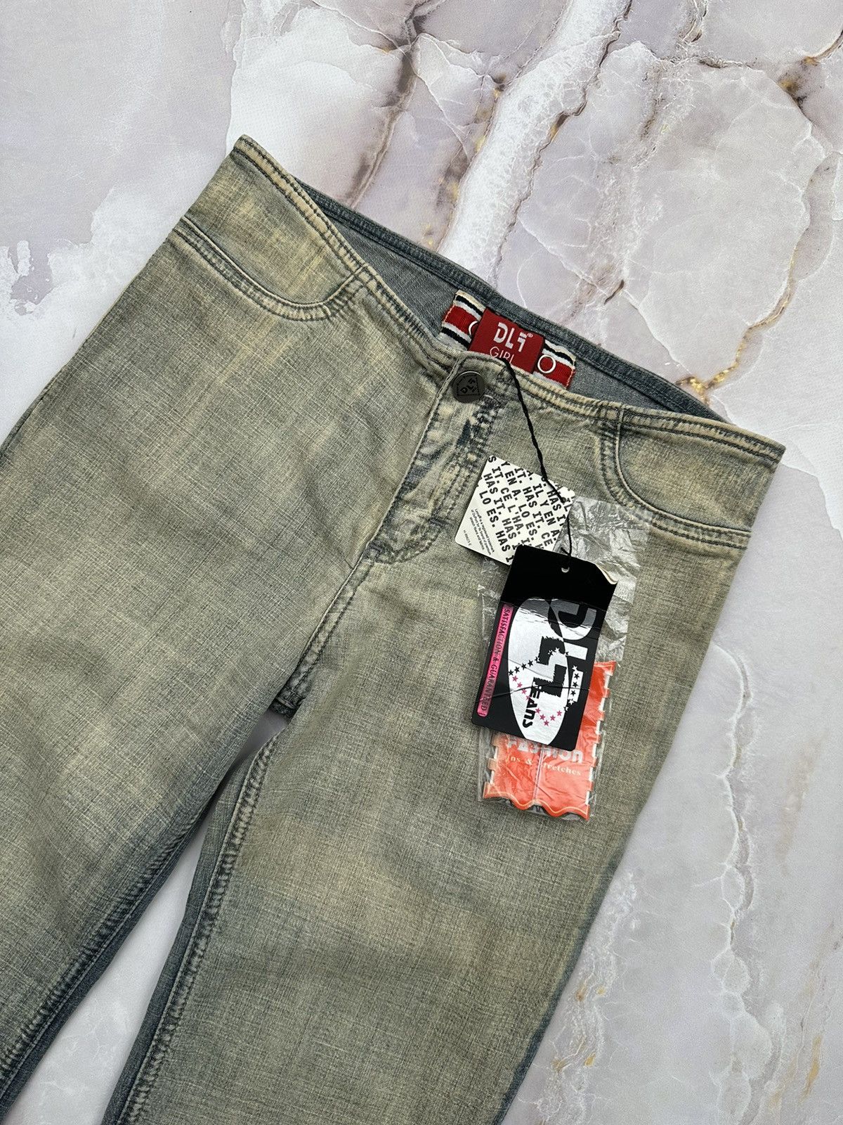 Japanese Brand Vintage Flared Jeans Y2K Size 26" / US 2 / IT 38 - 2 Thumbnail