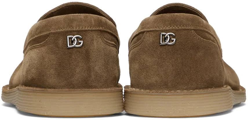 Dolce & Gabbana o1s22i1n0924 Suede Leather Loafers in Brown Size US 10 / EU 43 - 2 Thumbnail