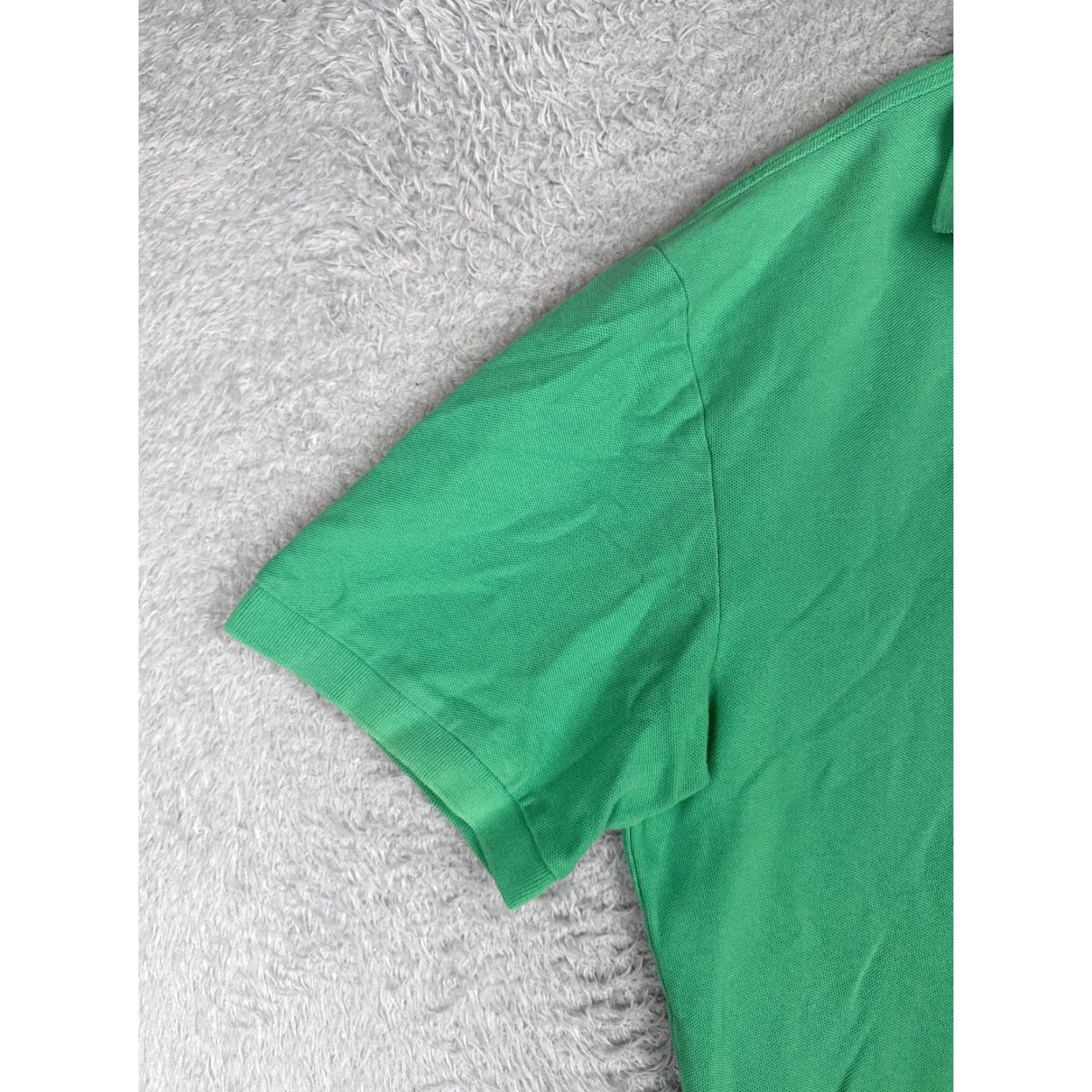 Tommy Hilfiger Tommy Hilfiger Polo Shirt Men Extra Large Green 100% Cotton Short Sleeve Slim Fit XL Green Polo Shirt Mens (Tommy Hilfiger) Size US XL / EU 56 / 4 - 3 Thumbnail