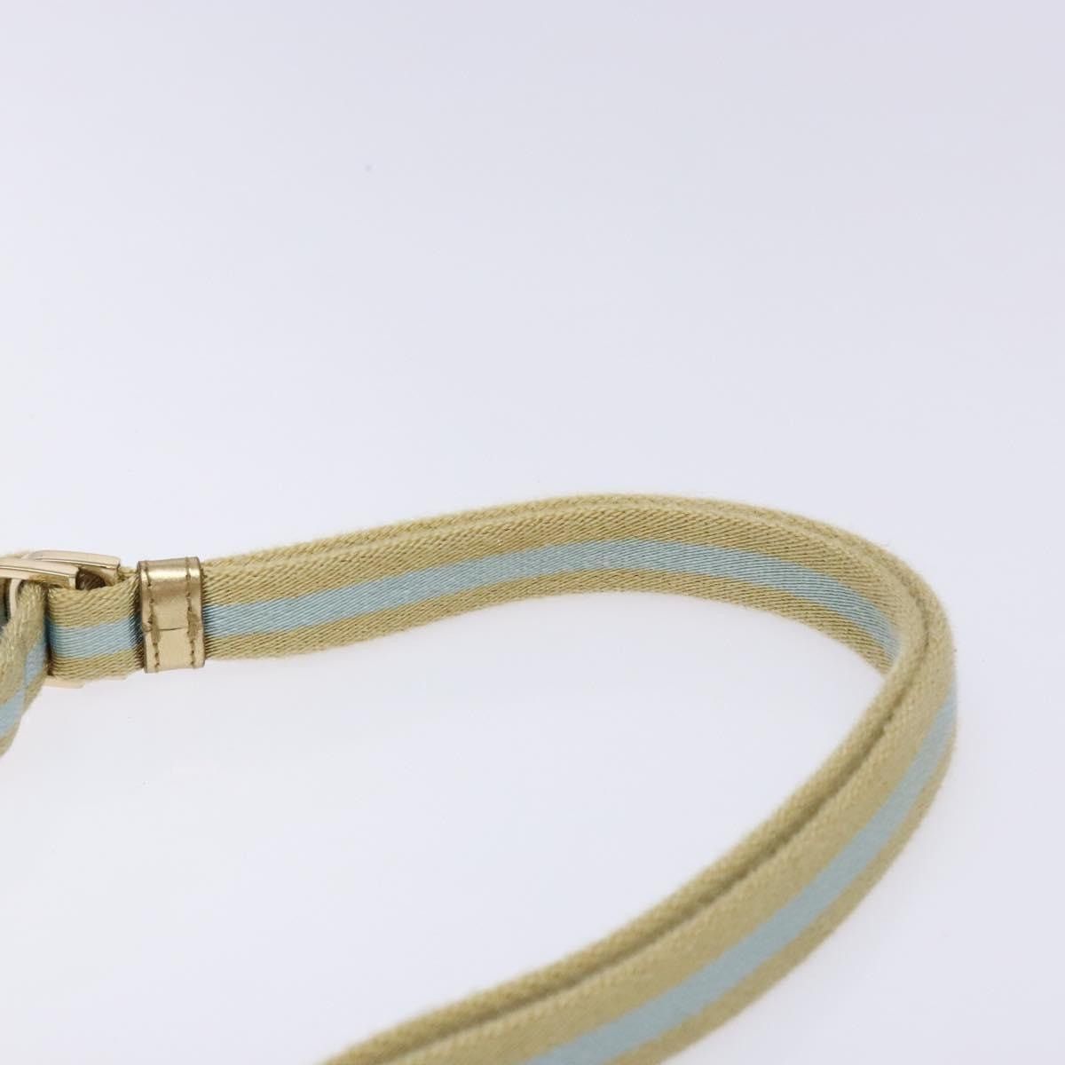 Gucci GUCCI Sherry Line Shoulder Bag Canvas Light Blue Gold 005 Size ONE SIZE - 8 Thumbnail