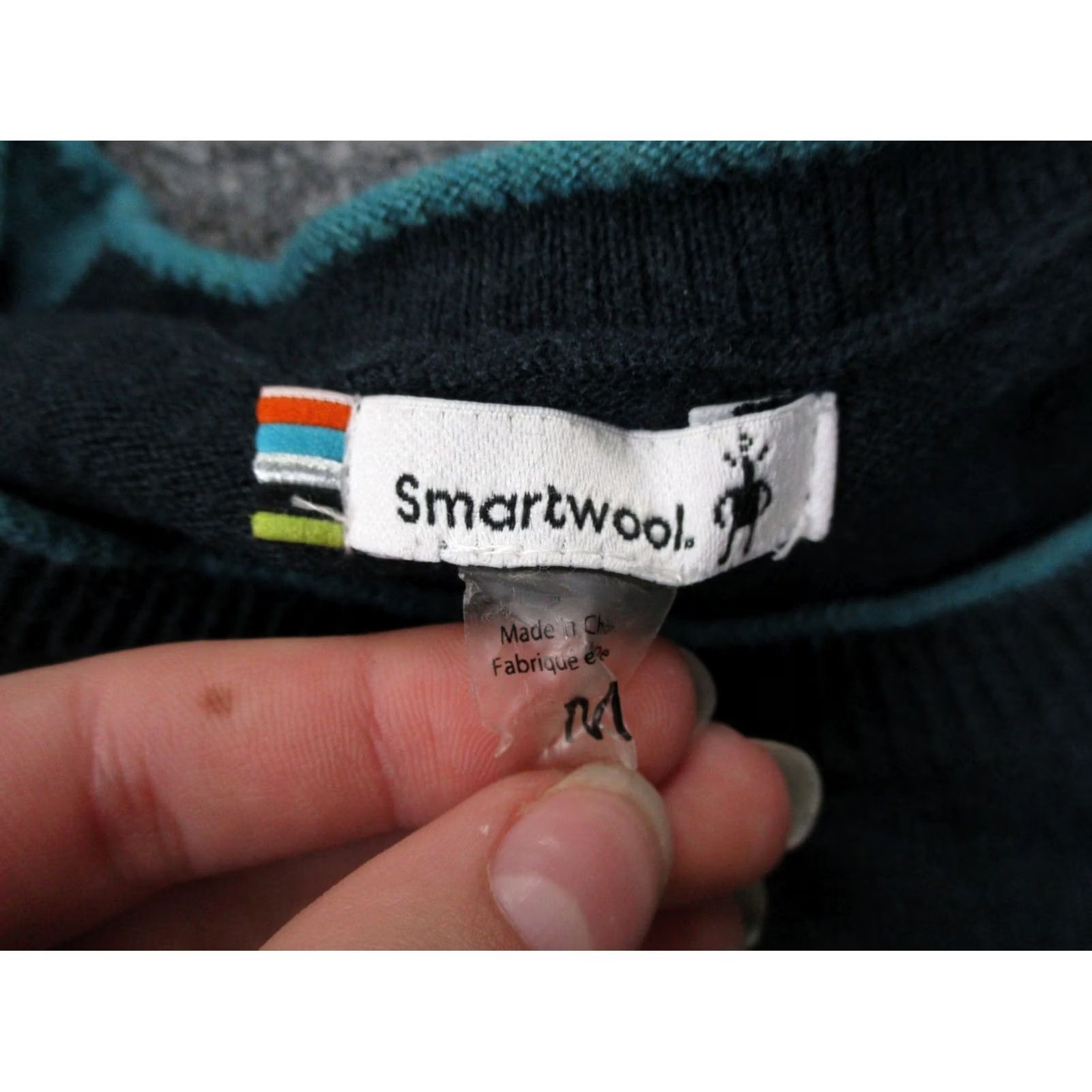 Smartwool SmartWool Sweater Shirt Women M Green Wool Nylon Acrylic Crew Neck Long Sleeve Pullover Lightweight Outdoor Size M / US 6-8 / IT 42-44 - 6 Thumbnail