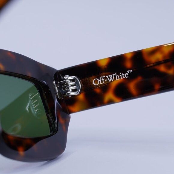 Off-White 🕶️New Off-White OERI138 CHARLOTTE 6055 Sunglasses - Havana Size ONE SIZE - 8 Thumbnail
