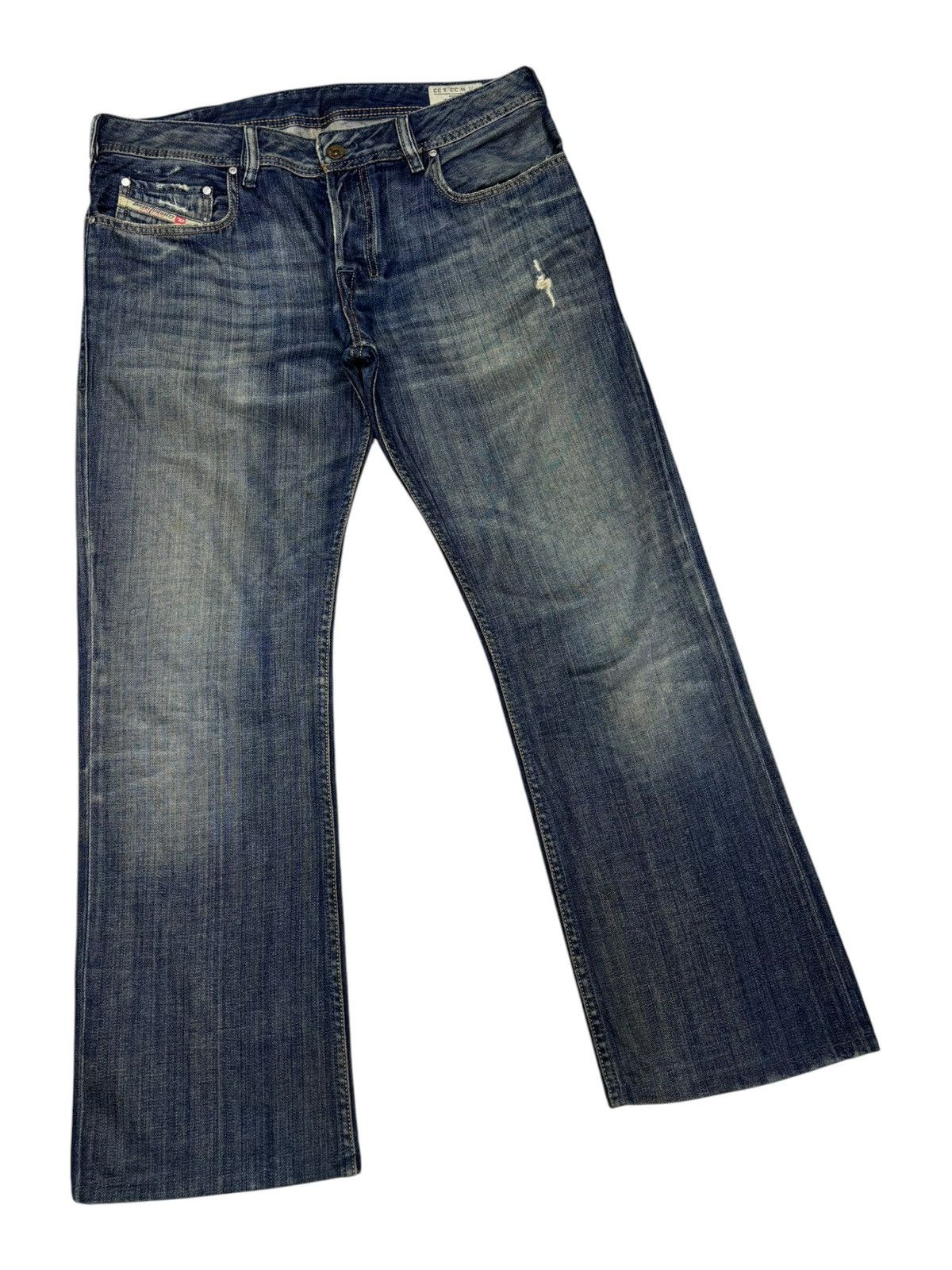 Diesel DIESEL INDUSTRY BAGGY JEANS DISTRESSED DENIM Size US 34 / EU 50 - 3 Thumbnail
