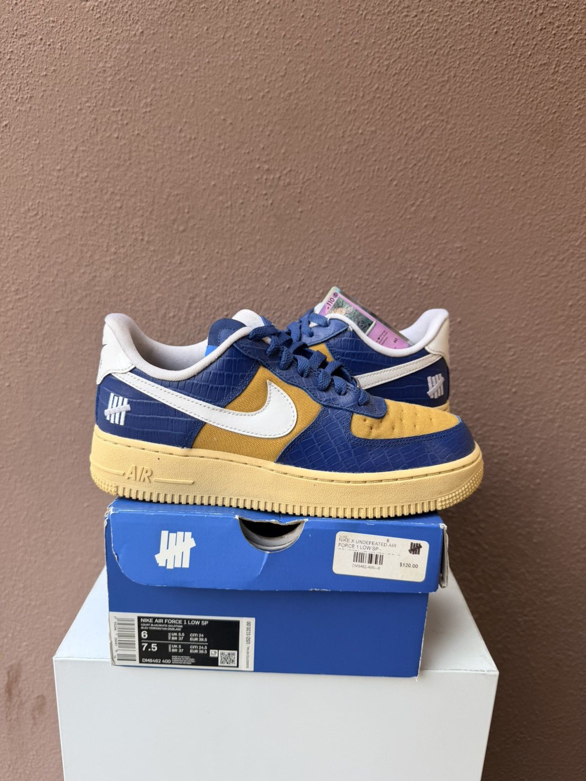 Nike Undefeated x Air Force 1 Low SP Size Mens 6 Dunk vs AF1 Size US 6 / EU 39 - 1 Thumbnail