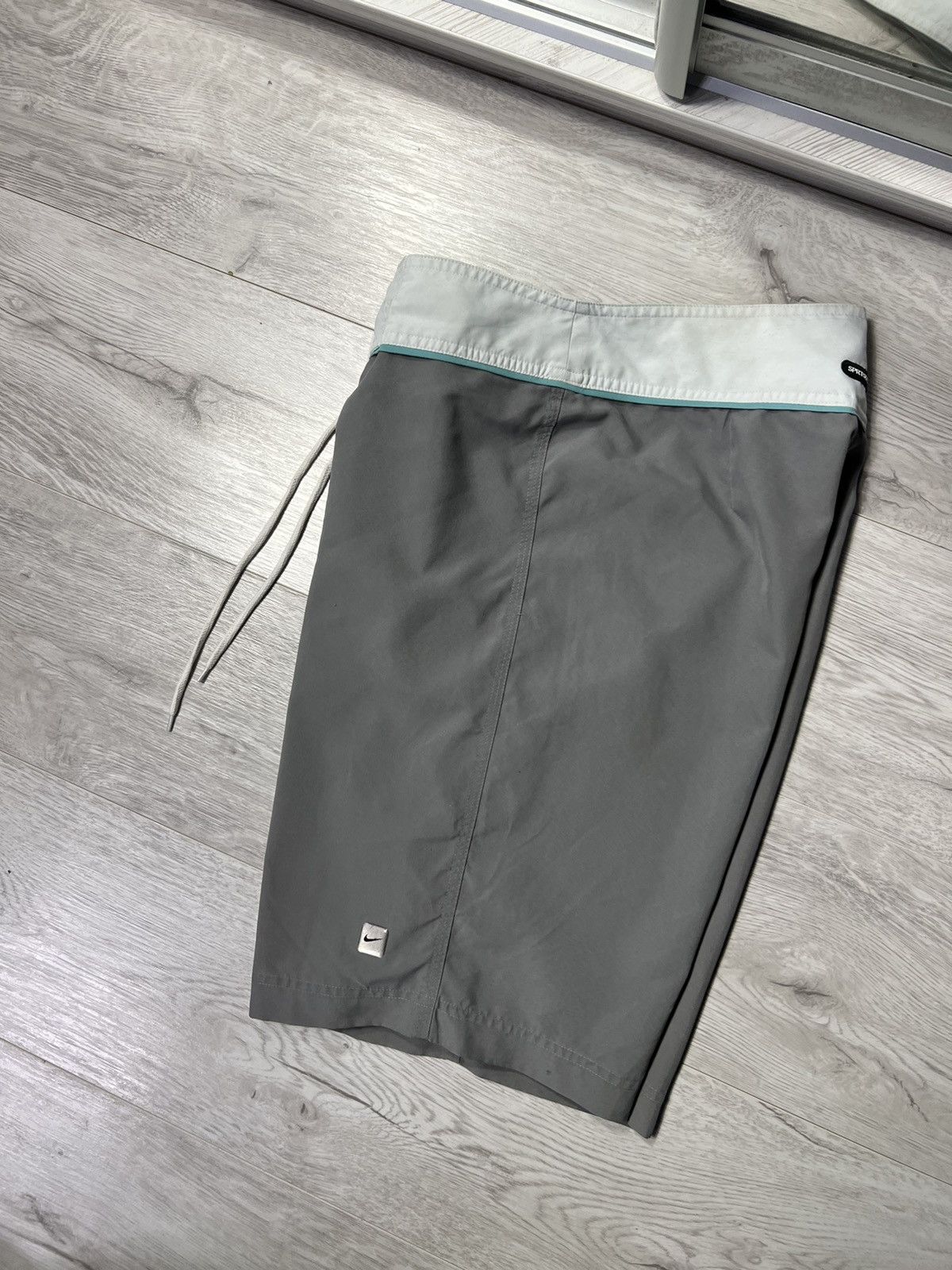 Nike × Vintage Vintage Nike SPRTSDLX Nylon Swimming Shorts Boxy Logo Size US 30 / EU 46 - 12 Thumbnail