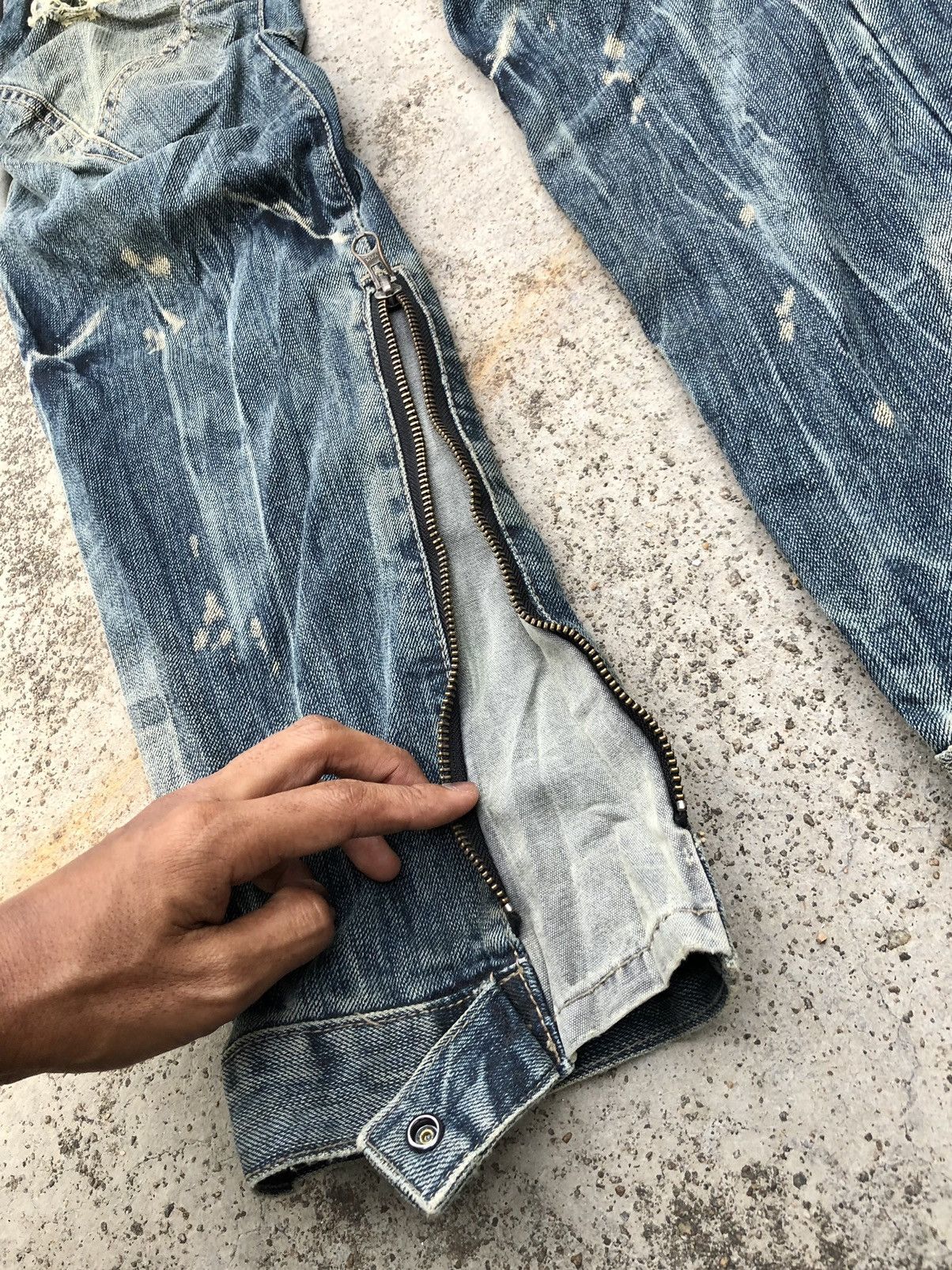 PPFM VINTAGE ZIPPER PUNK STYLE PPFM DENIM Size US 31 - 9 Thumbnail