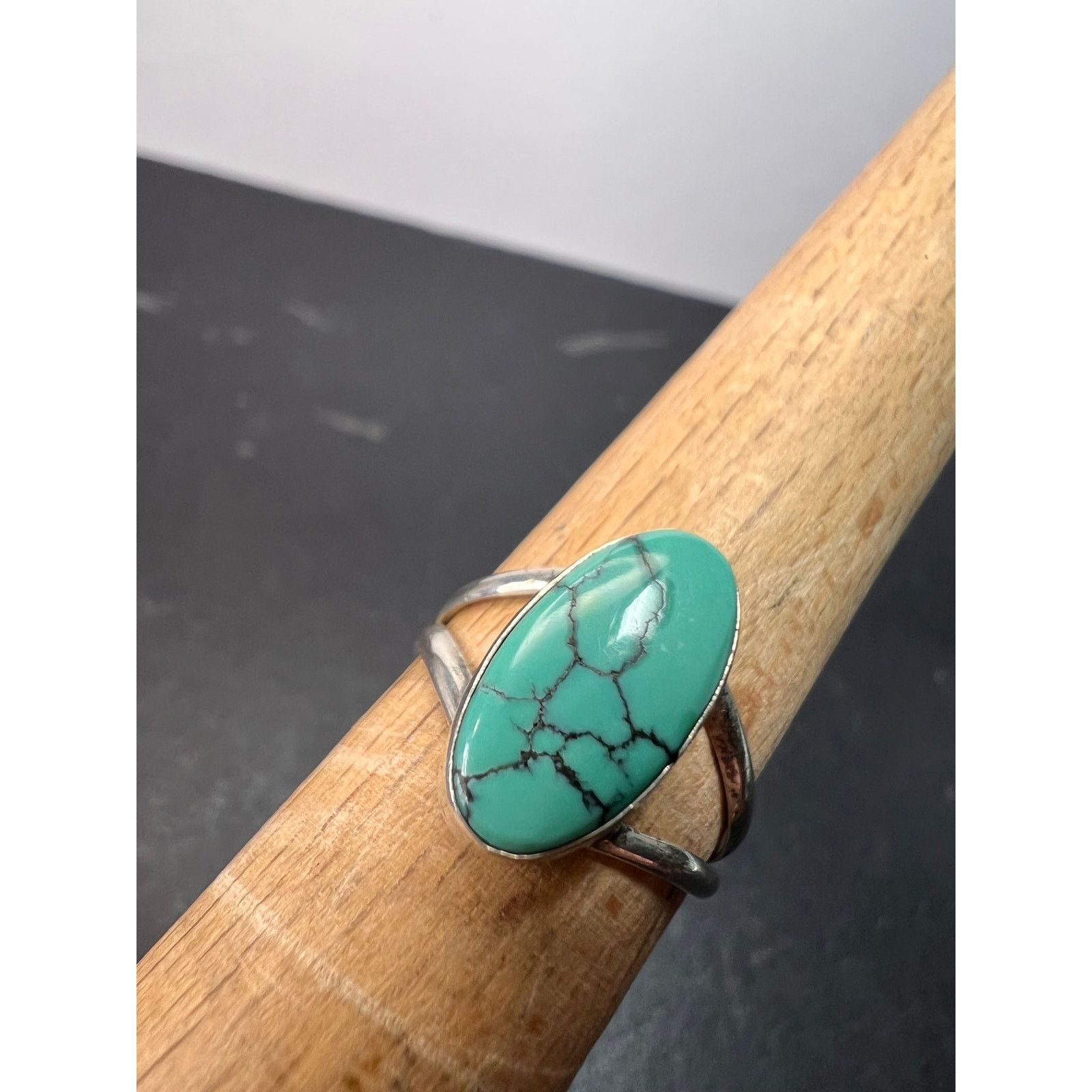 Other Vintage Harold Trujillo turquoise 925 silver ring size 6 Size ONE SIZE - 1 Thumbnail