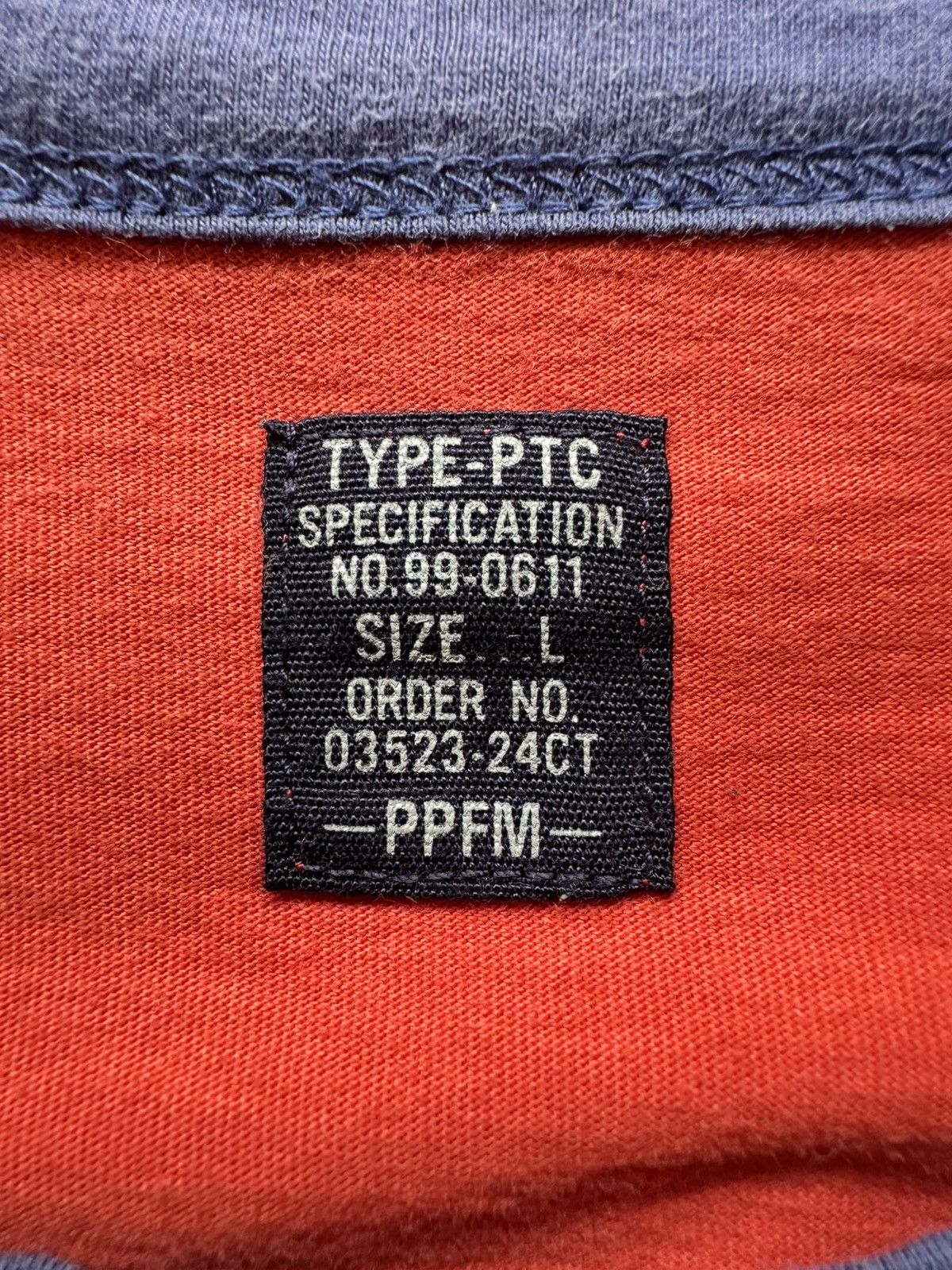 PPFM S/S 2000 PPFM raglan tee Size US M / EU 48-50 / 2 - 7 Thumbnail
