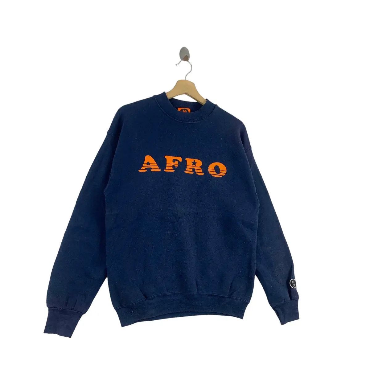 Vintage Vtg AFRO ANYBODY FUNK Soul Music Rocks On Sweatshirt Size M / US 6-8 / IT 42-44 - 3 Thumbnail