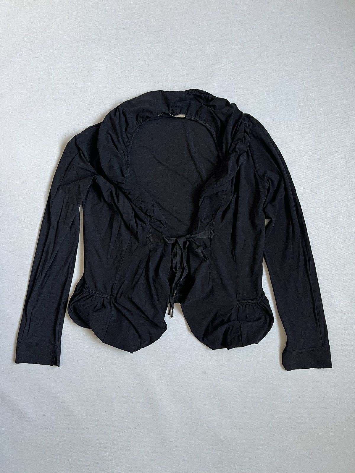 Marithe + Francois Girbaud Marithe Francois Girbaud MFG Women Black Polyamide Blouse Size M / US 6-8 / IT 42-44 - 1 Thumbnail
