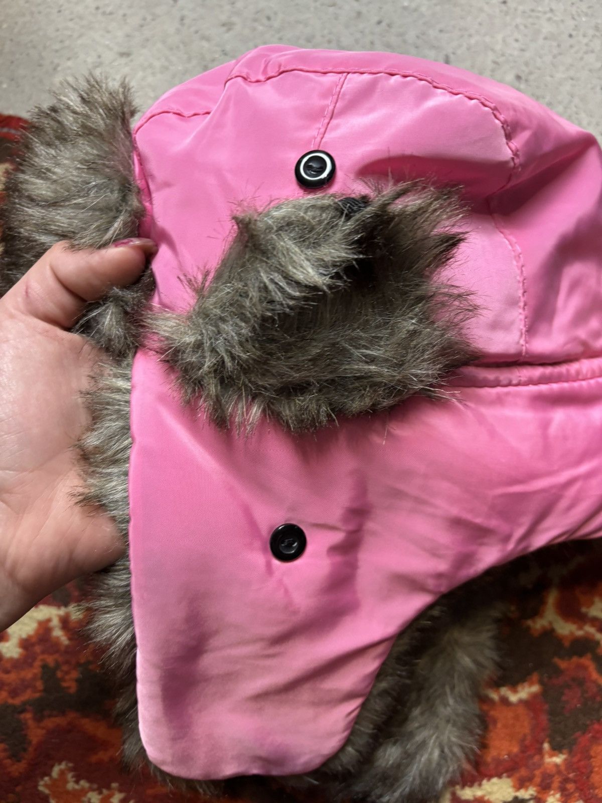 Japanese Brand × Vintage Japanese Vintage Fur Alt Emo Trapper Ear Hat Size ONE SIZE - 2 Thumbnail