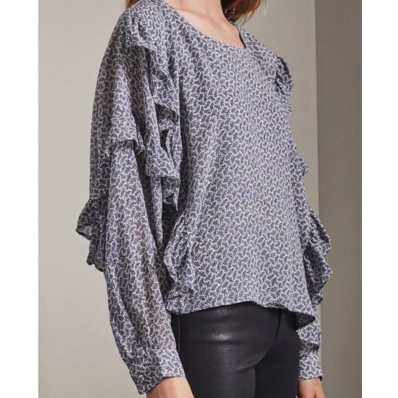 AG Adriano Goldschmied AG Bijou Blouse Size S / US 4 / IT 40 - 6 Thumbnail