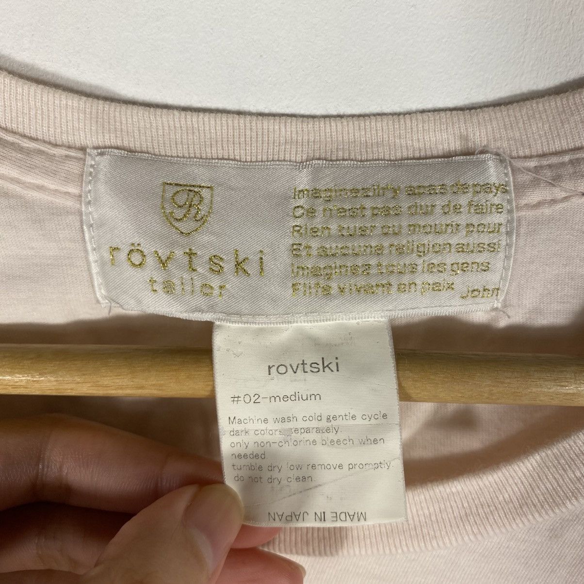 Japanese Brand Japanese Brand ROVTSKI Low-Vibe Electronica Unite Tee Shirt Size US M / EU 48-50 / 2 - 7 Thumbnail