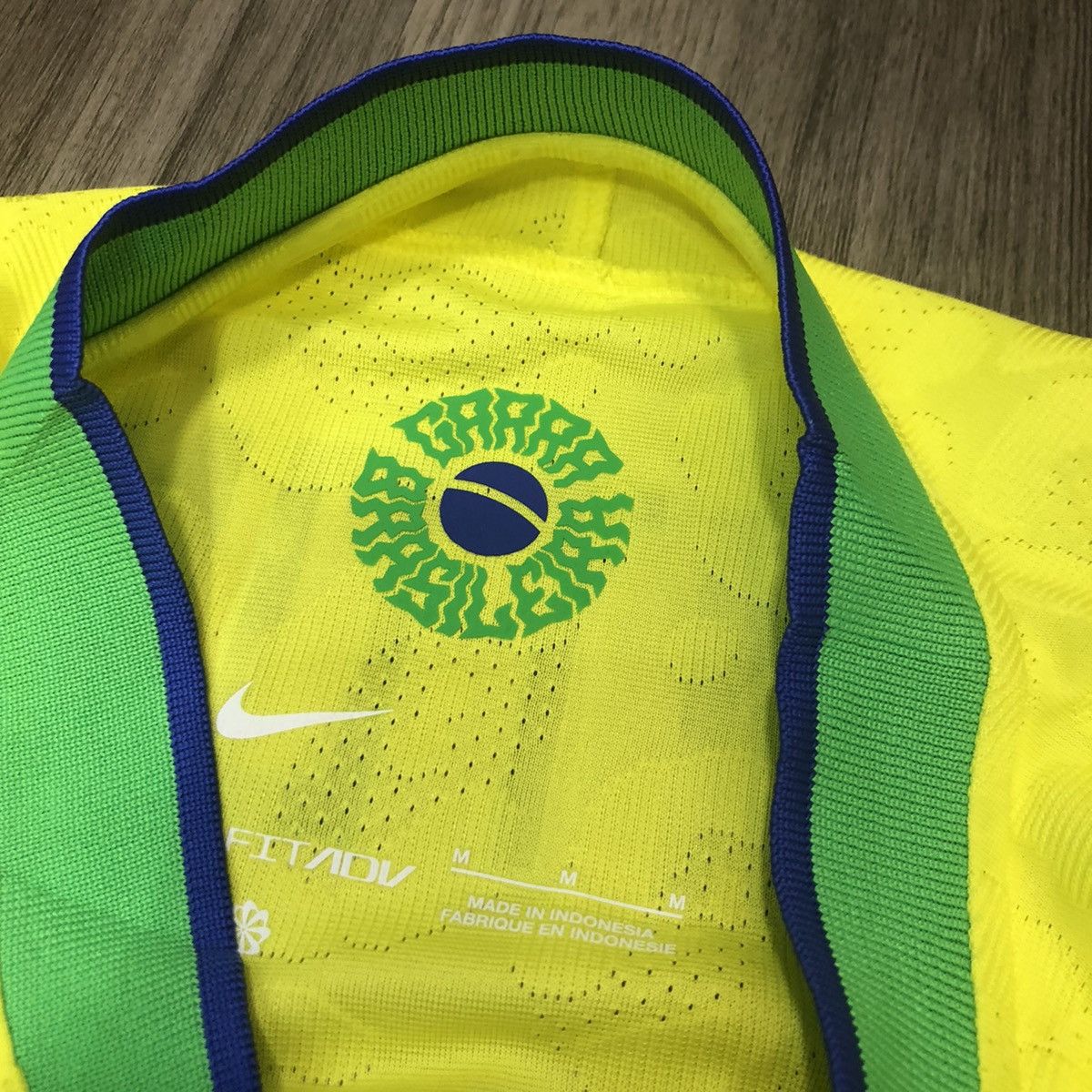 Nike Brazil World Cup 2022 player issue shirt #19 Antony (Bnwt) Size US M / EU 48-50 / 2 - 6 Thumbnail