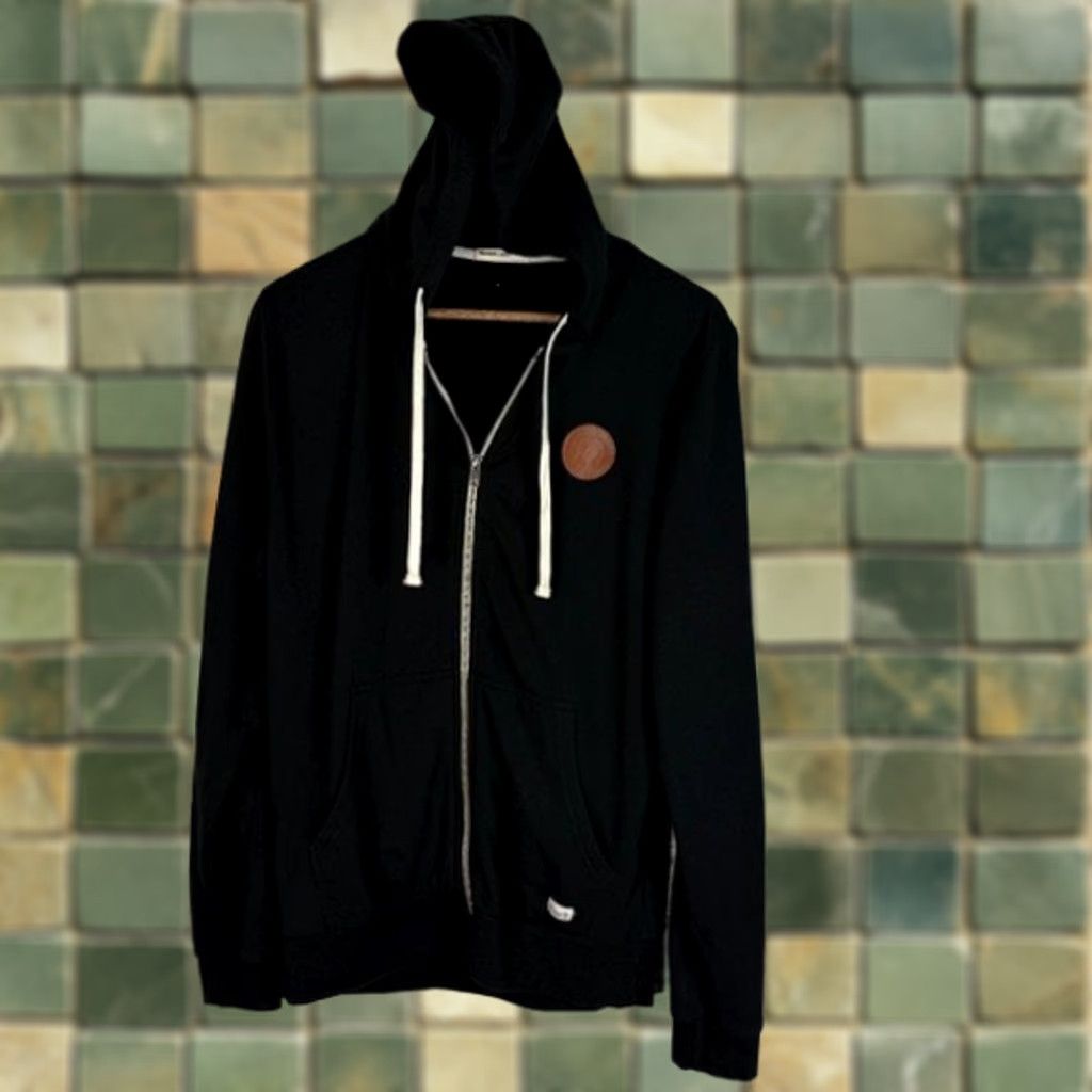 Marine Layer Marine Layer Sweatshirt Full Zip Hooded Black Solid Mens SMALL Size US S / EU 44-46 / 1 - 1 Thumbnail