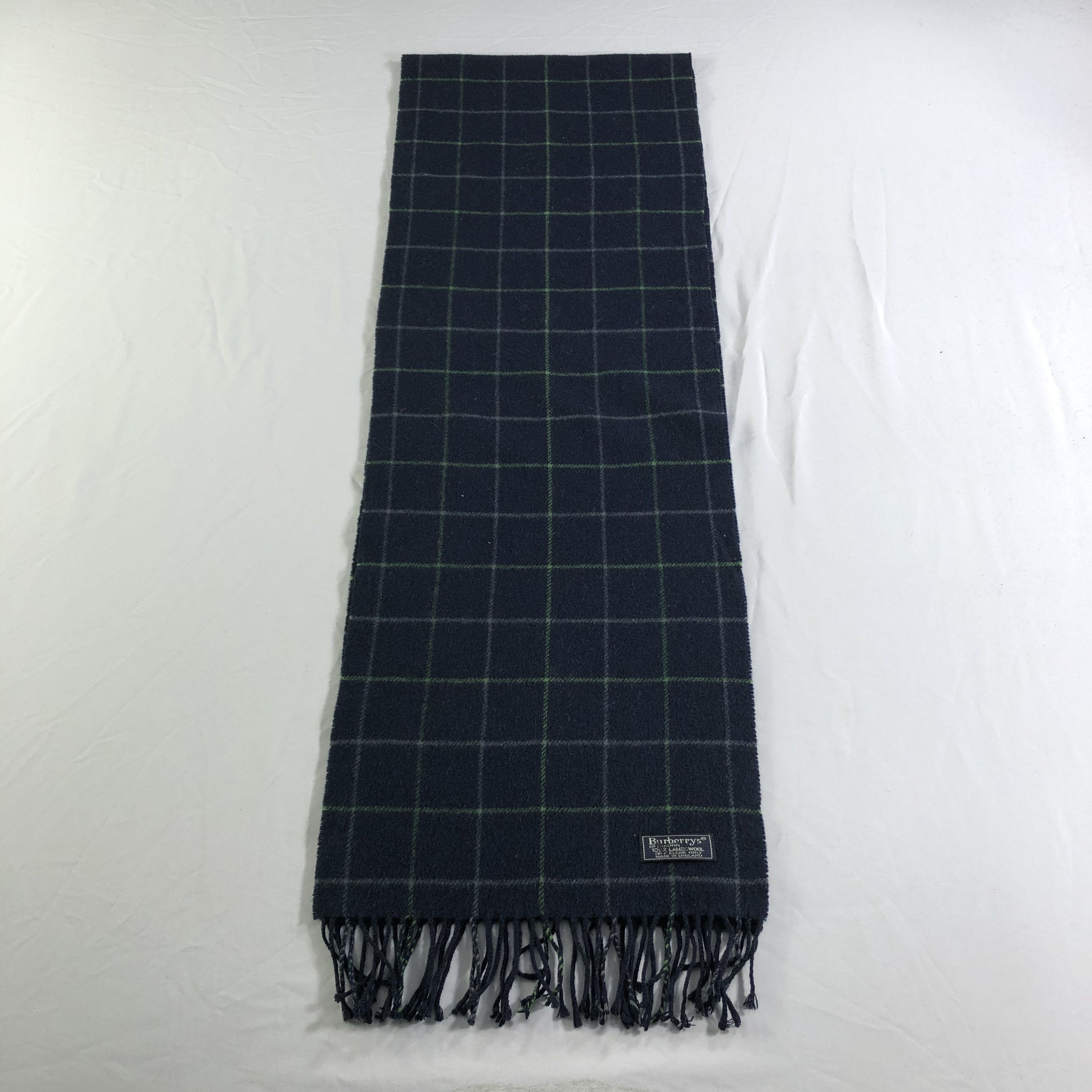 Burberry Burberrys Wool Scarf Muffler Neckwear V2423 Size ONE SIZE - 3 Thumbnail