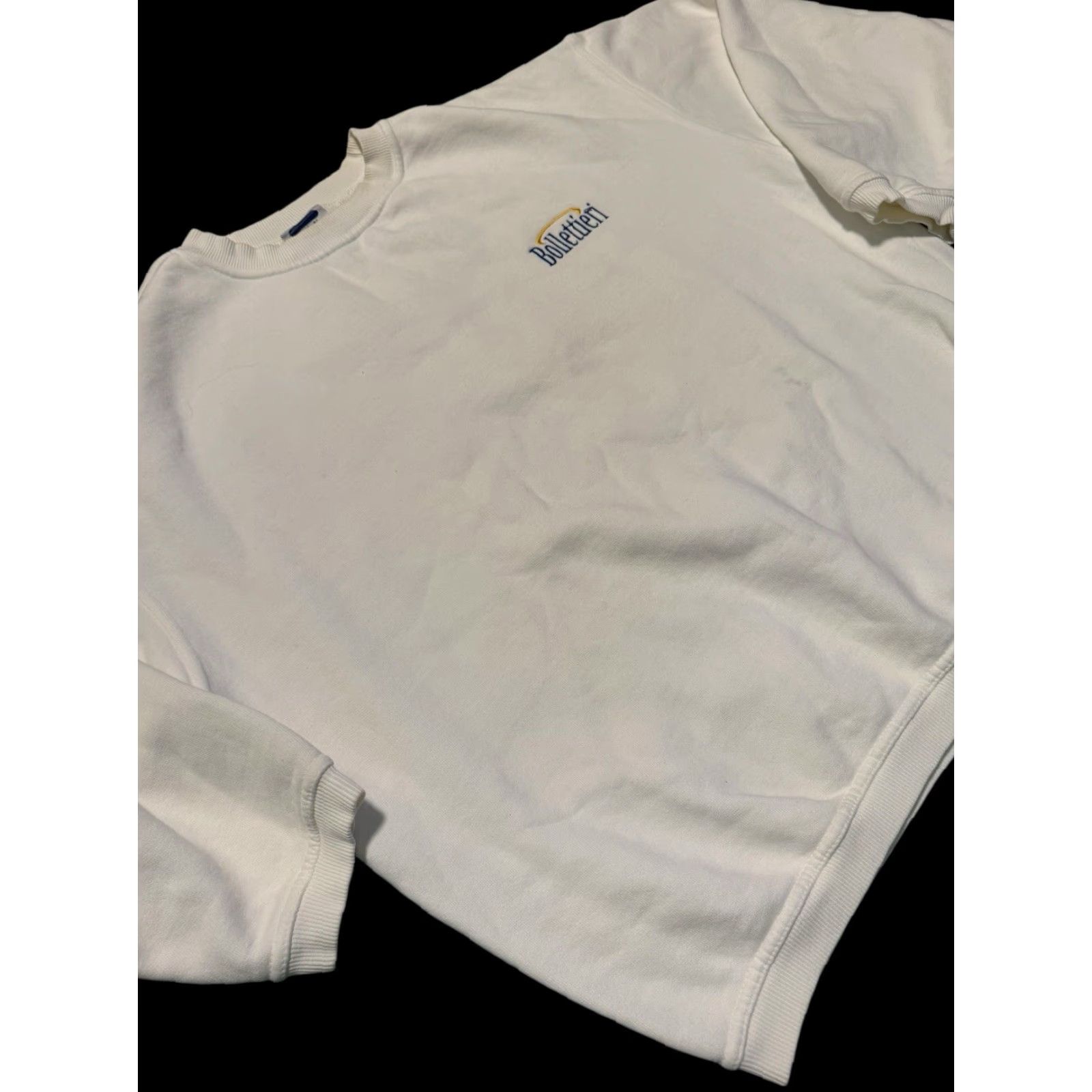 Fila VINTAGE Fila Nick Bollettieri Crewneck Tennis Sweatshirt White XL Rare - Men's Streetwear 90s Graphic Print Sweatshirt Size US XL / EU 56 / 4 - 4 Thumbnail