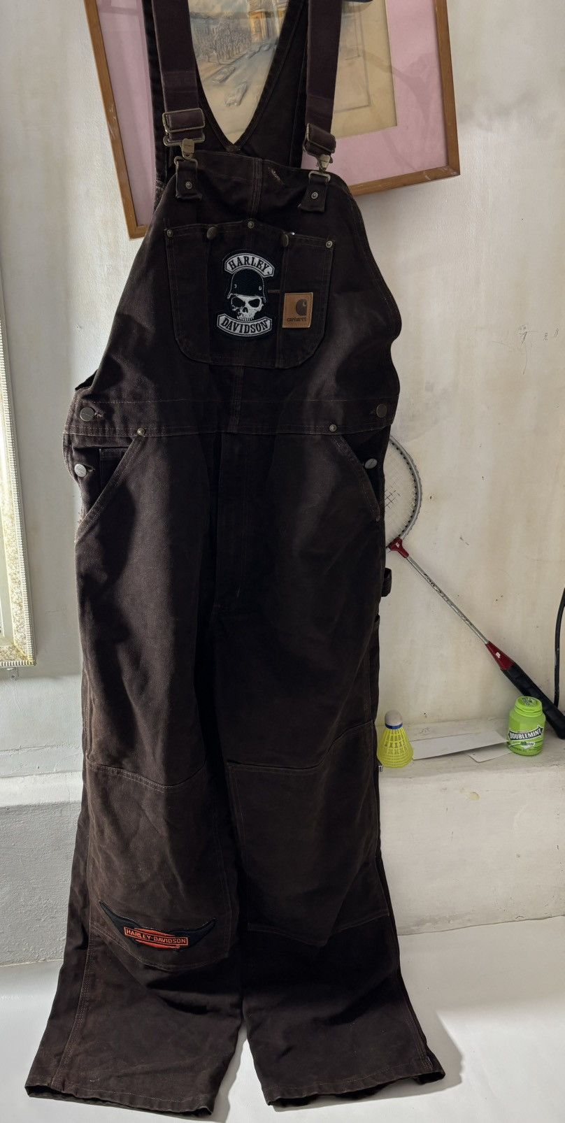 Carharrt Overall Jumpsuit Double Knee x Harley Davidson