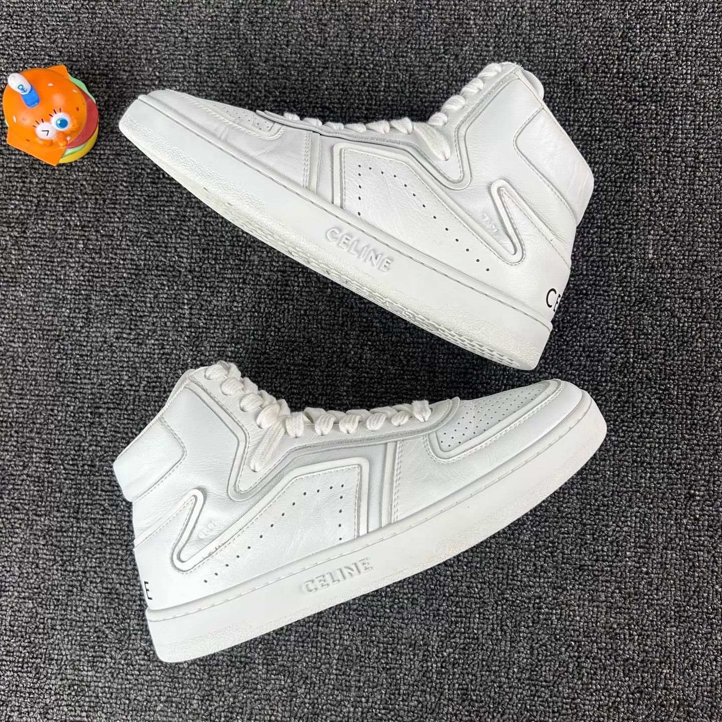 Celine Celine High-Top White Sneakers 37 Size US 6.5 / IT 36.5 - 4 Thumbnail